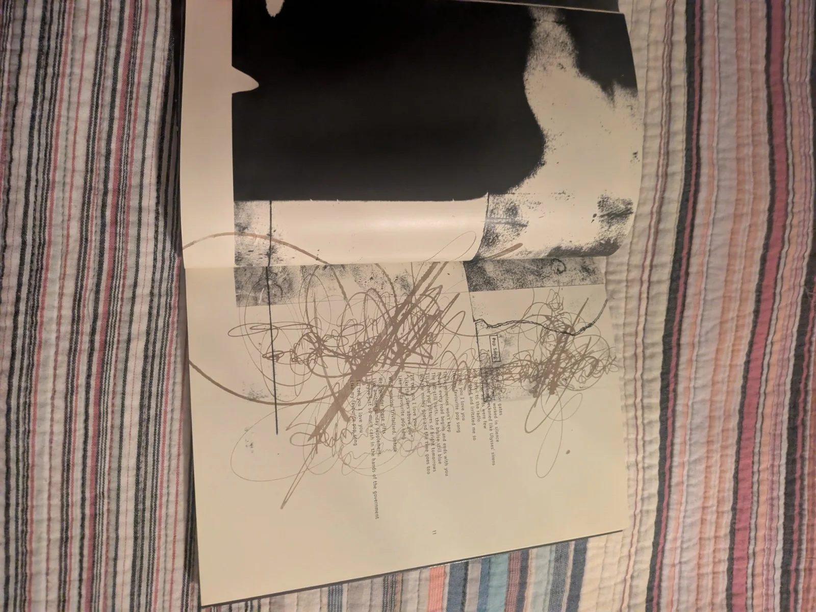Rare Signed David Sylvian Trophies Lyric Book Autographed, image 4