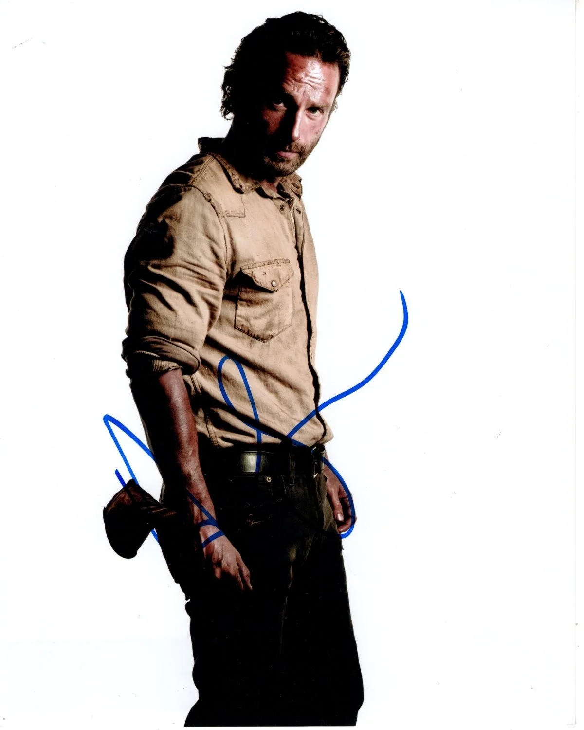 Andrew Lincoln — ANDREW LINCOLN Signed 8x10 THE WALKING DEAD 8x10 Photo w/ Hologram COA