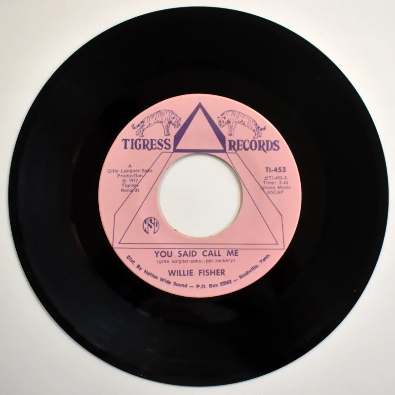 Willie Fisher - You Said Call Me / ST (Instrumental) [7-inch], изображение 2