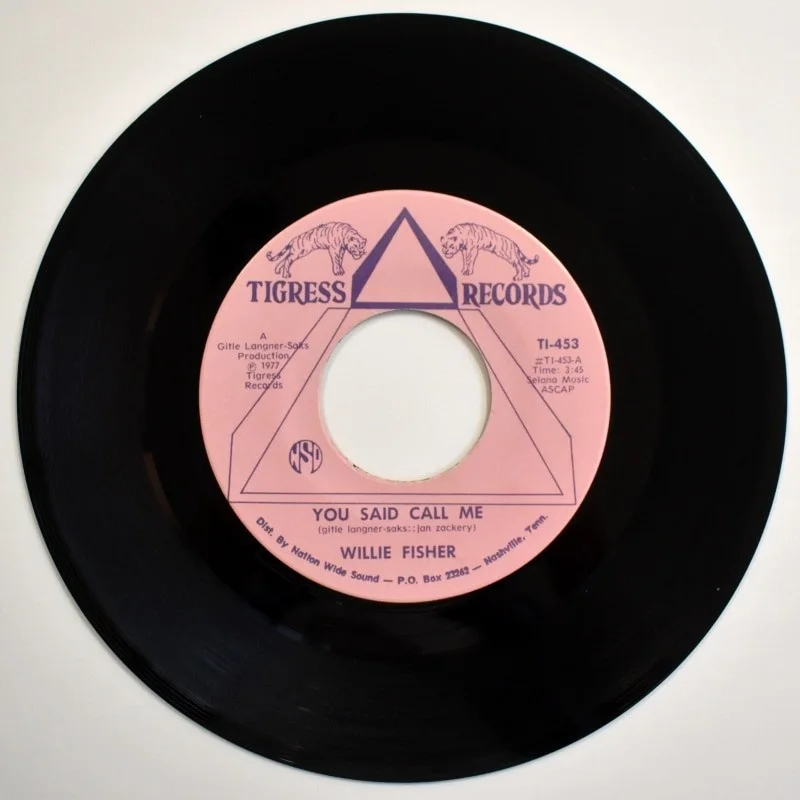 Willie Fisher - You Said Call Me / ST (Instrumental) [7-inch], изображение 3