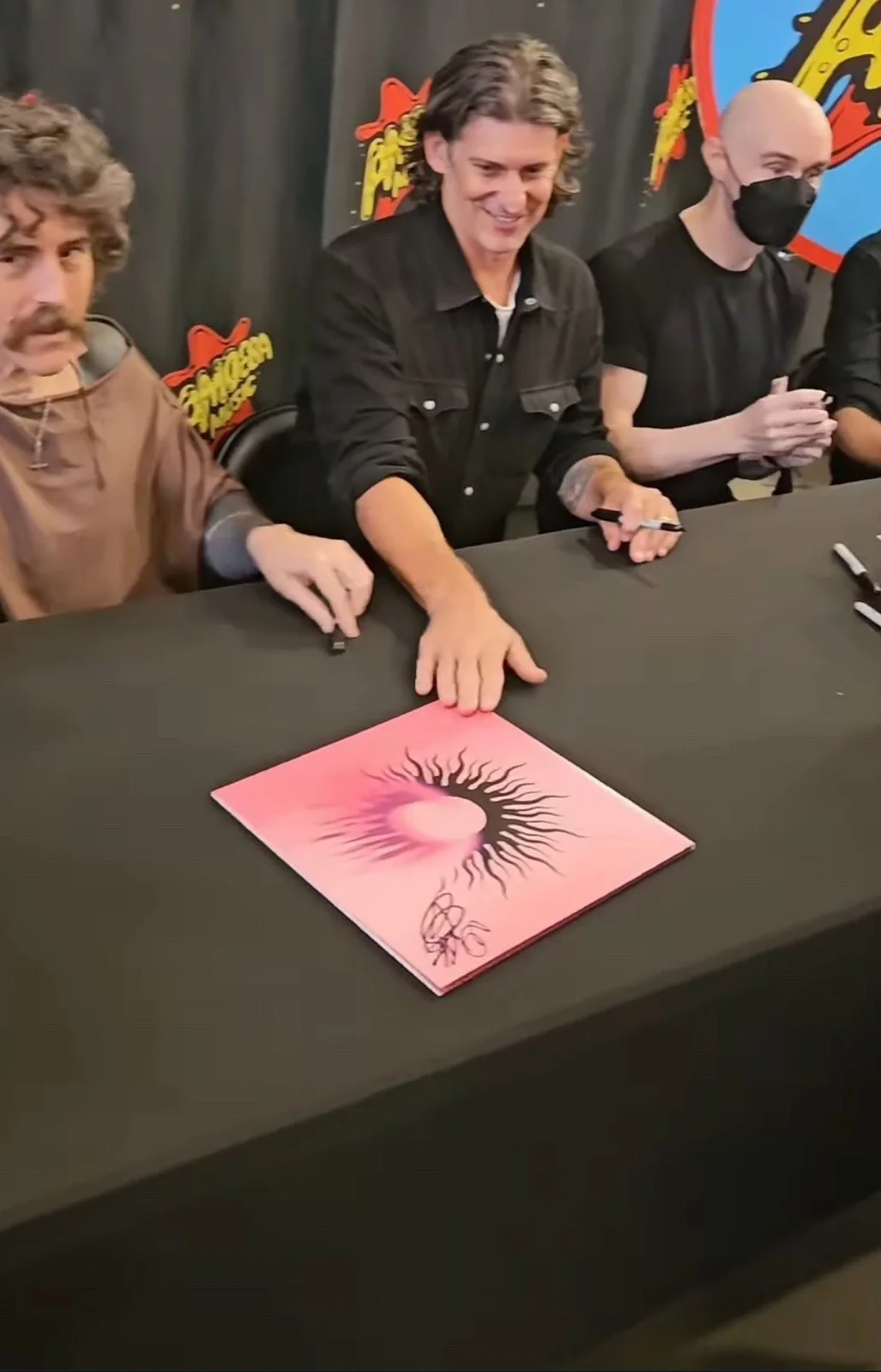 AFI Silver Bleeds The Black Sun LP Vinyl Signed Autographed JSA COA, image 4