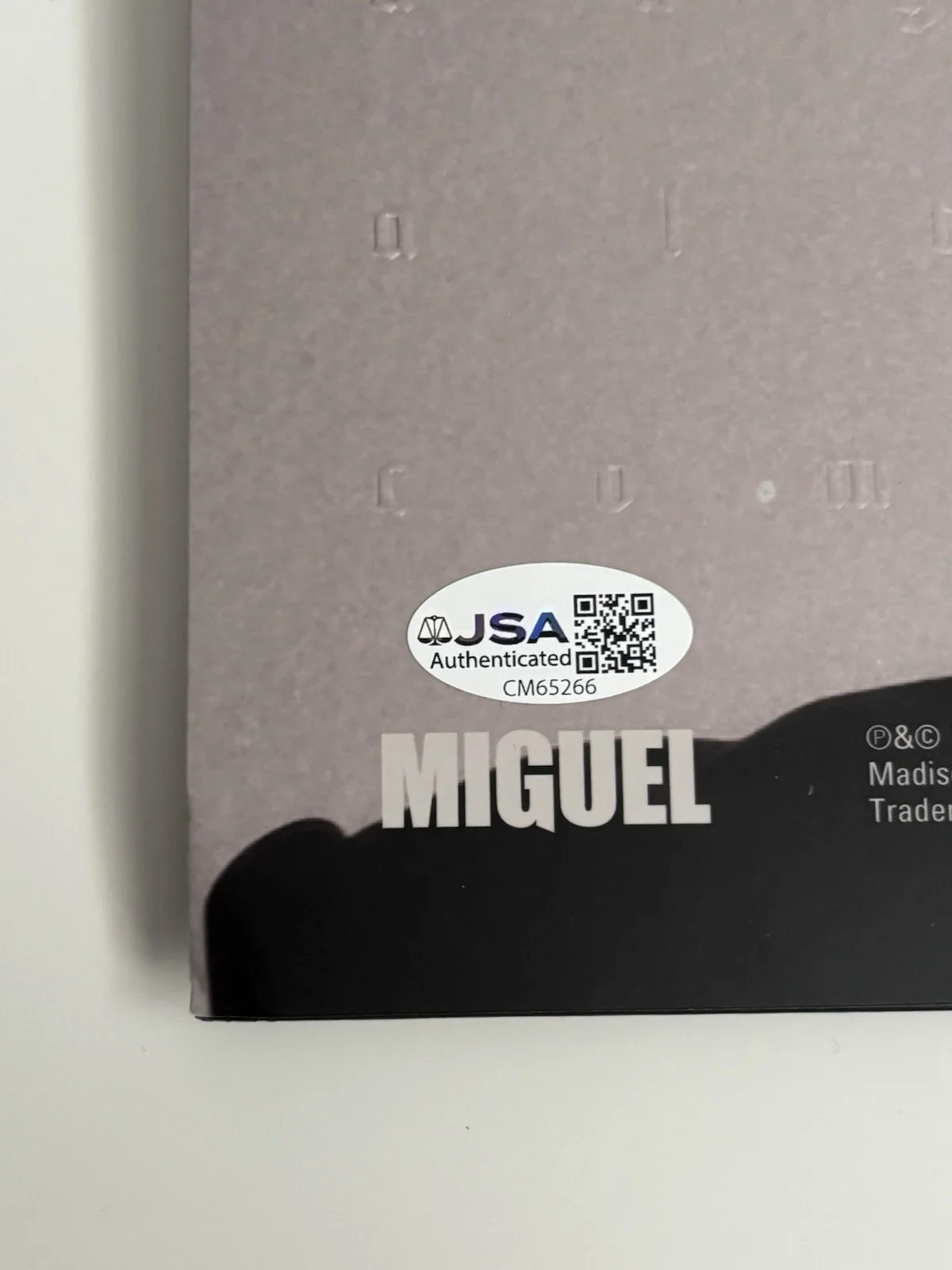 Miguel Caos LP Vinyl Signed Autographed JSA COA, image 4