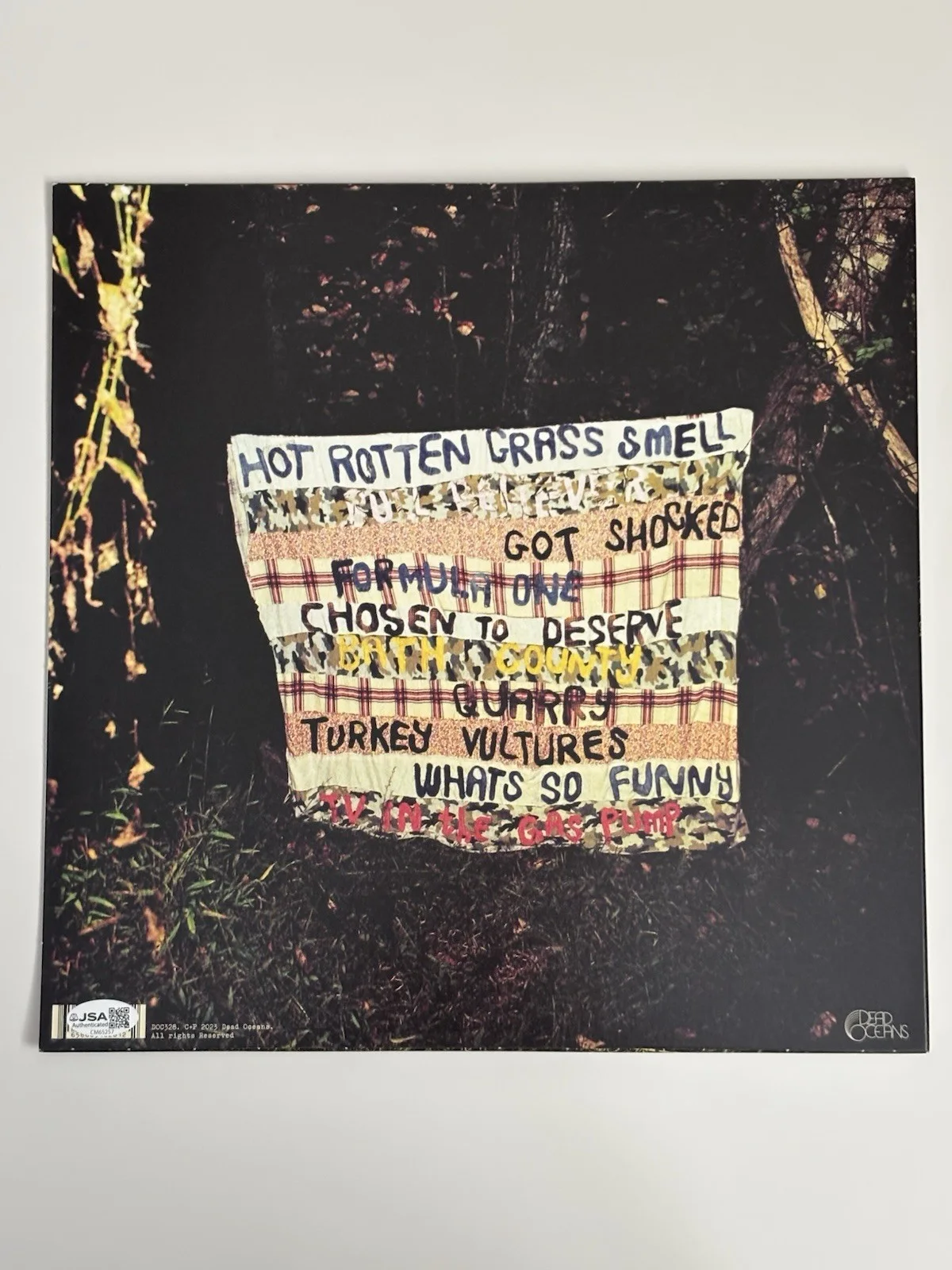 Wednesday Rat Saw God LP Vinyl Karly Hartzman Signed Autographed JSA COA, изображение 2