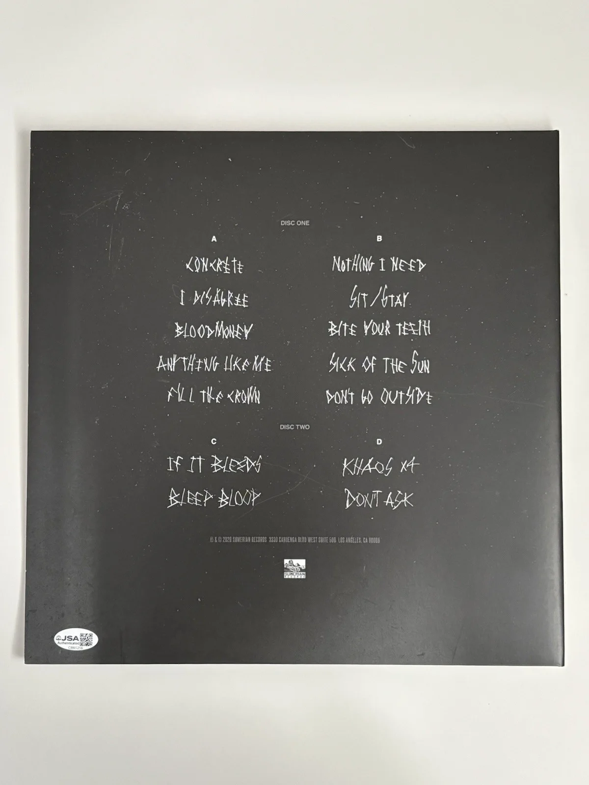 Poppy I Disagree More 2LP Deluxe Edition Vinyl Signed Autographed JSA COA, изображение 2
