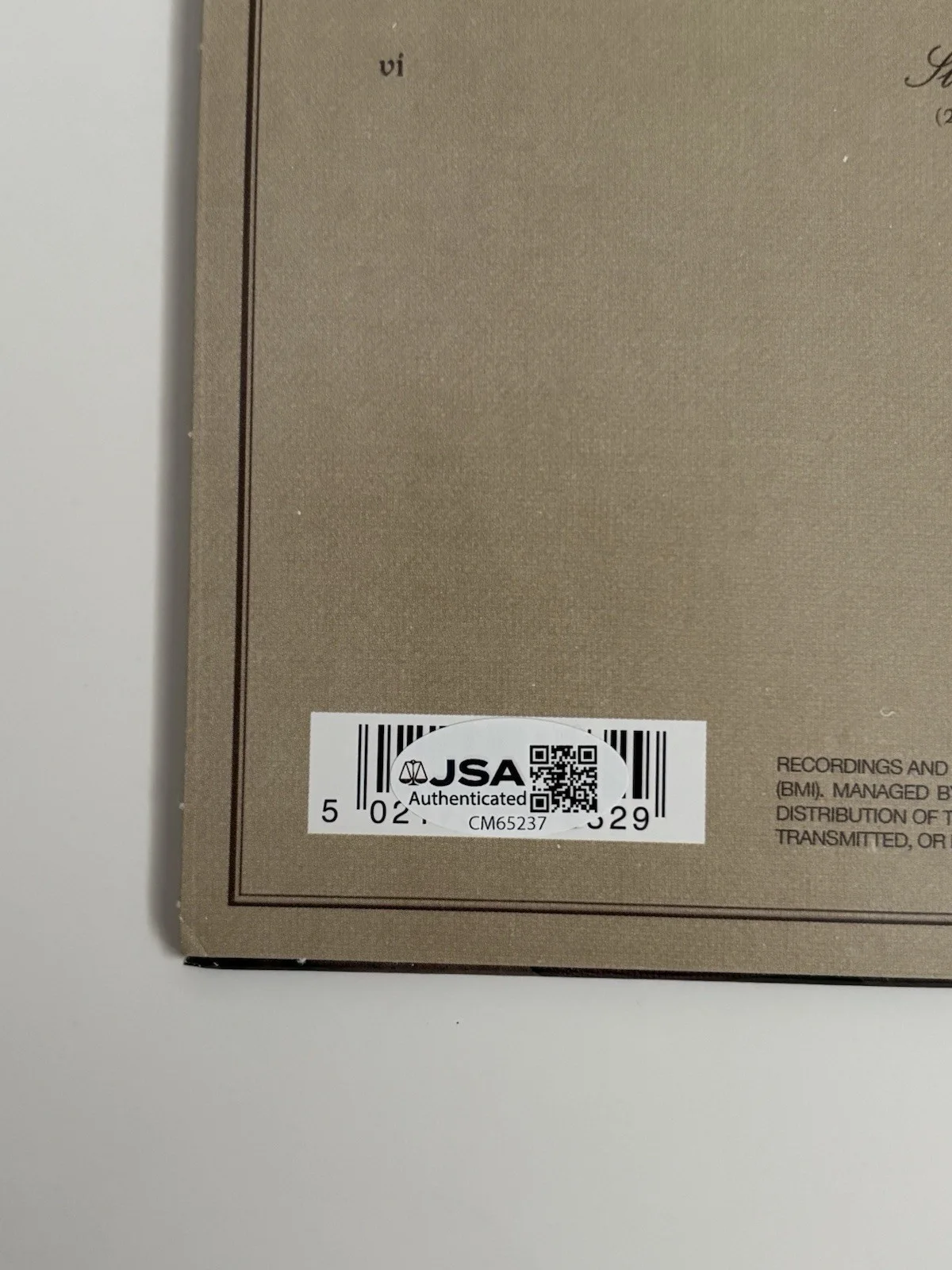 Banks Off With Her Head LP Mauve Vinyl Signed Autographed JSA COA #2, изображение 4