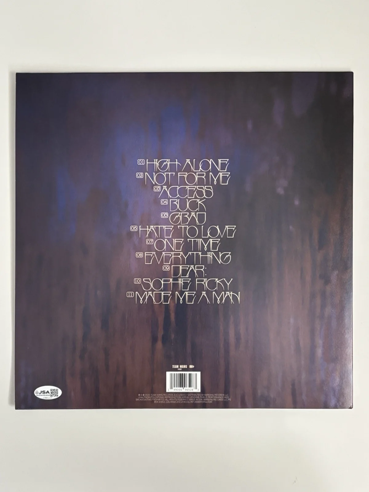 Jackson Wang Magicman 2 LP Vinyl Signed Autographed JSA COA, image 2