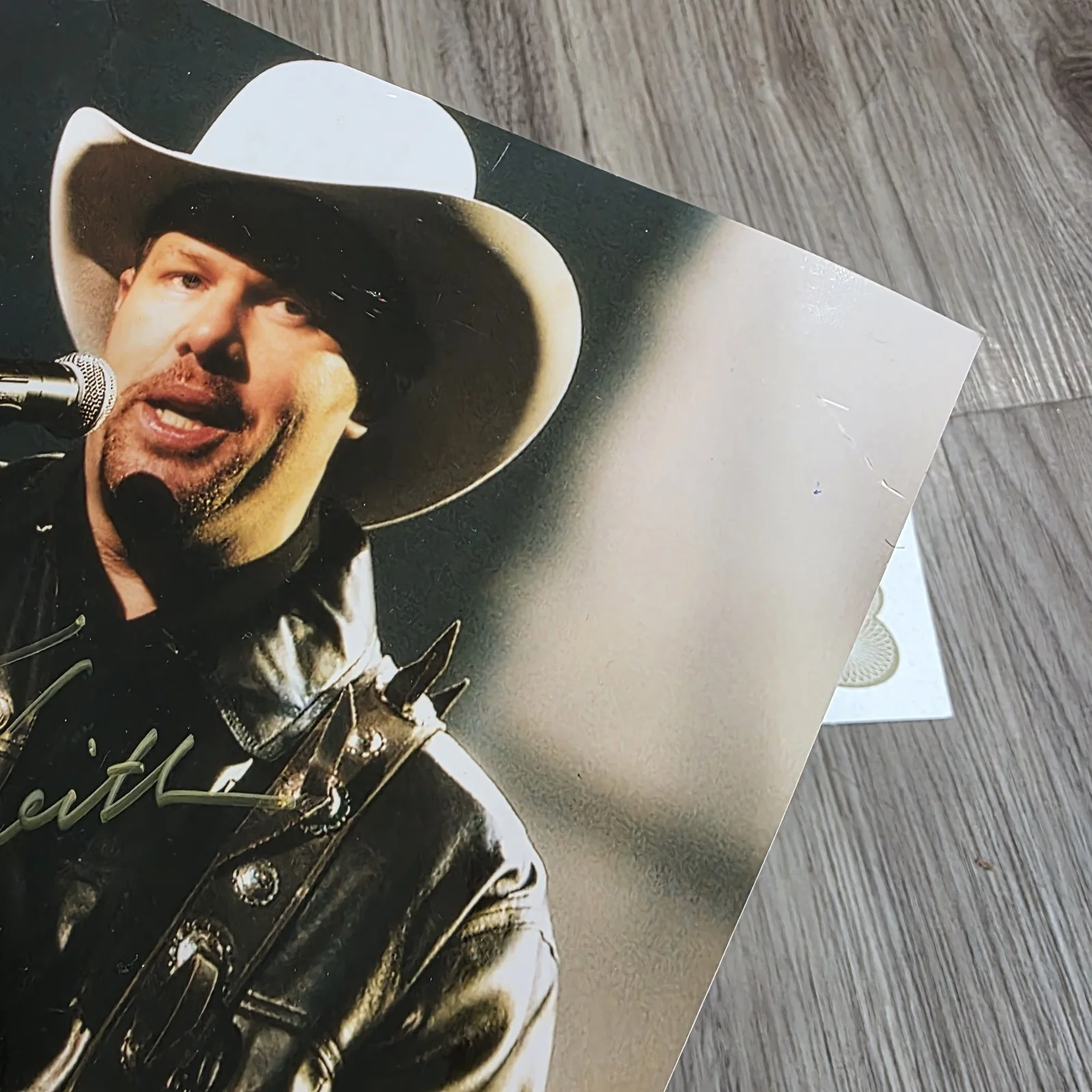 Toby Keith Hand Signed 8x10 Photo Singer Autograph Selective Resources COA, image 5