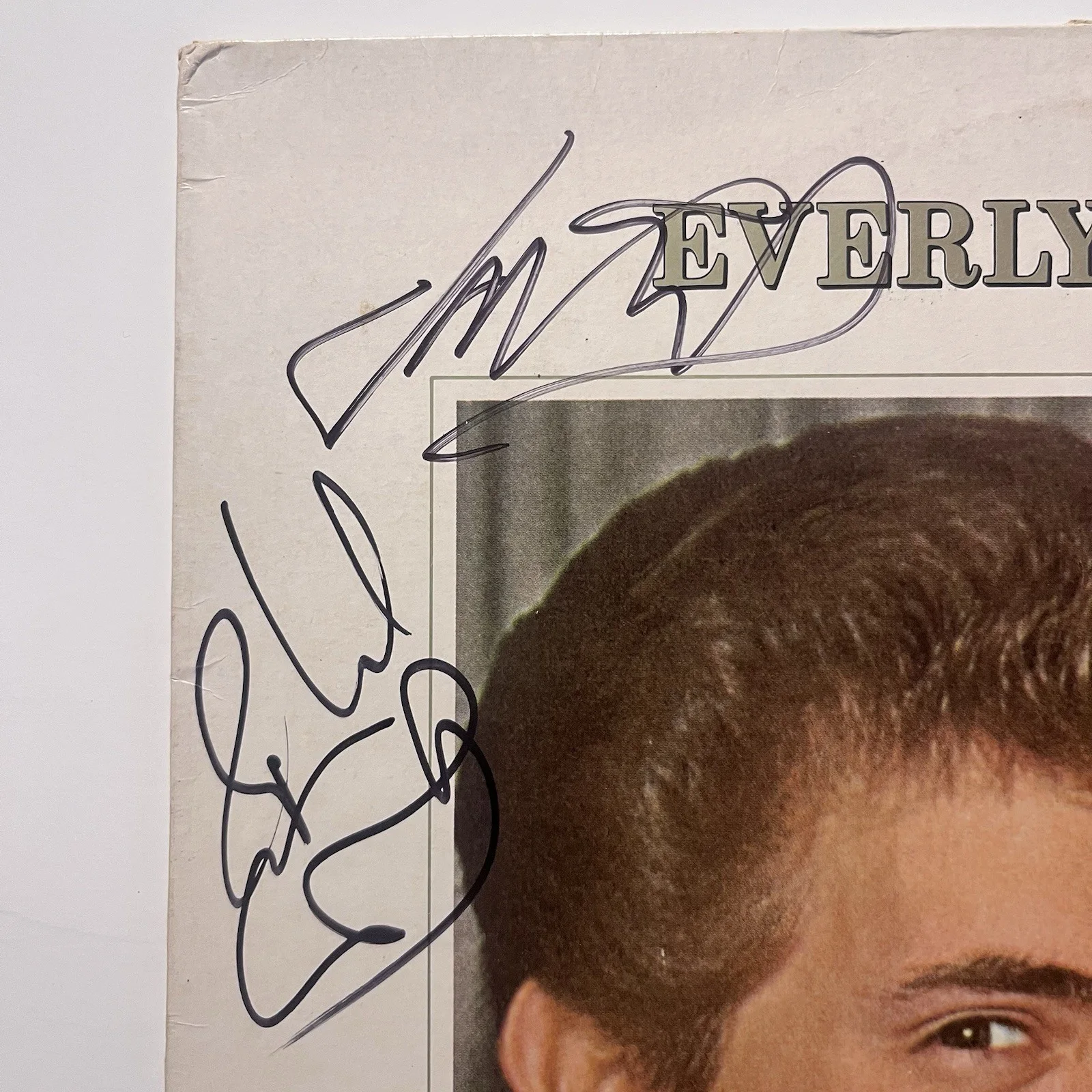 The Everly Brothers Signed Autographed Nice Guys Vinyl Album, изображение 2