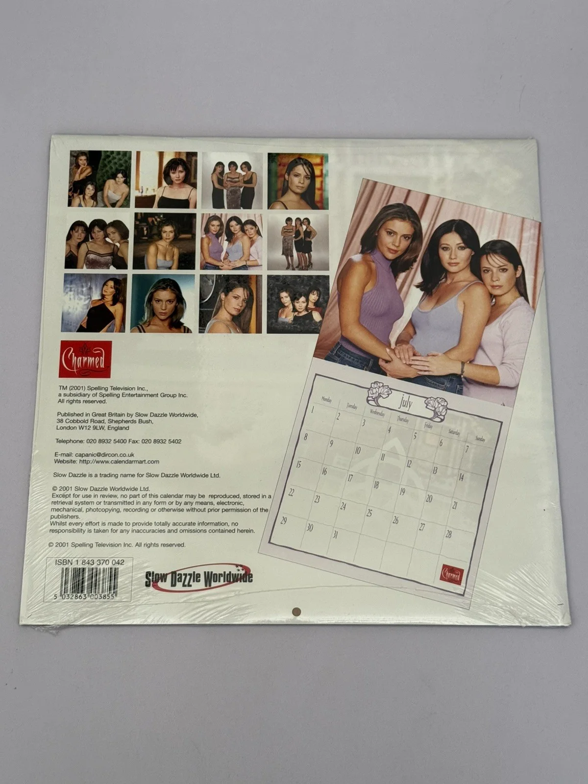 Charmed Official Calendar 2002 Sealed, image 2