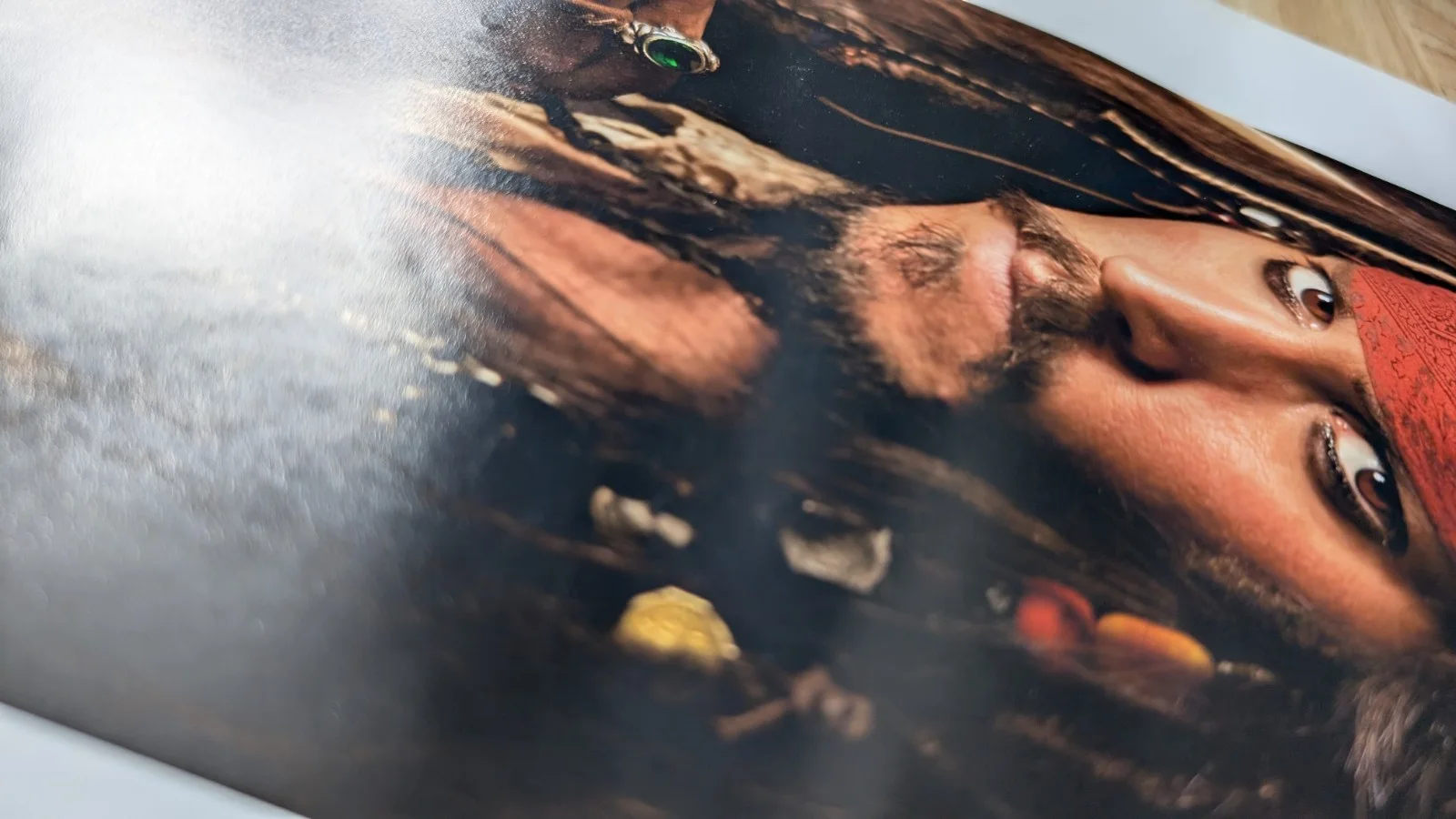 Signed Greg Gorman Jack Sparrow Pirate's 2003 Promo Print 12x14 EPSON Pro 4000, изображение 5