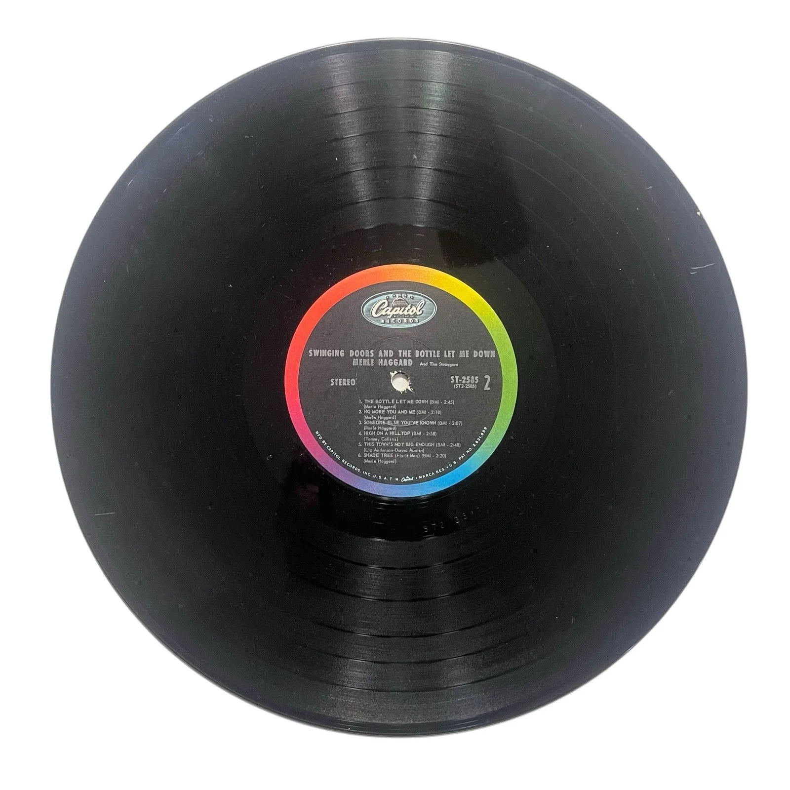 Merle Haggard And The Strangers Swinging Doors Signed Autographed Vinyl Album, image 5