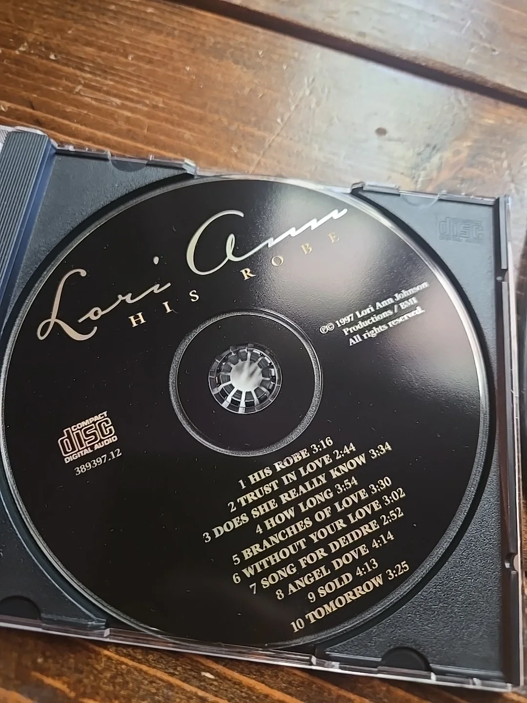 Lori Ann Johnson His robe Autographed Cd, image 3