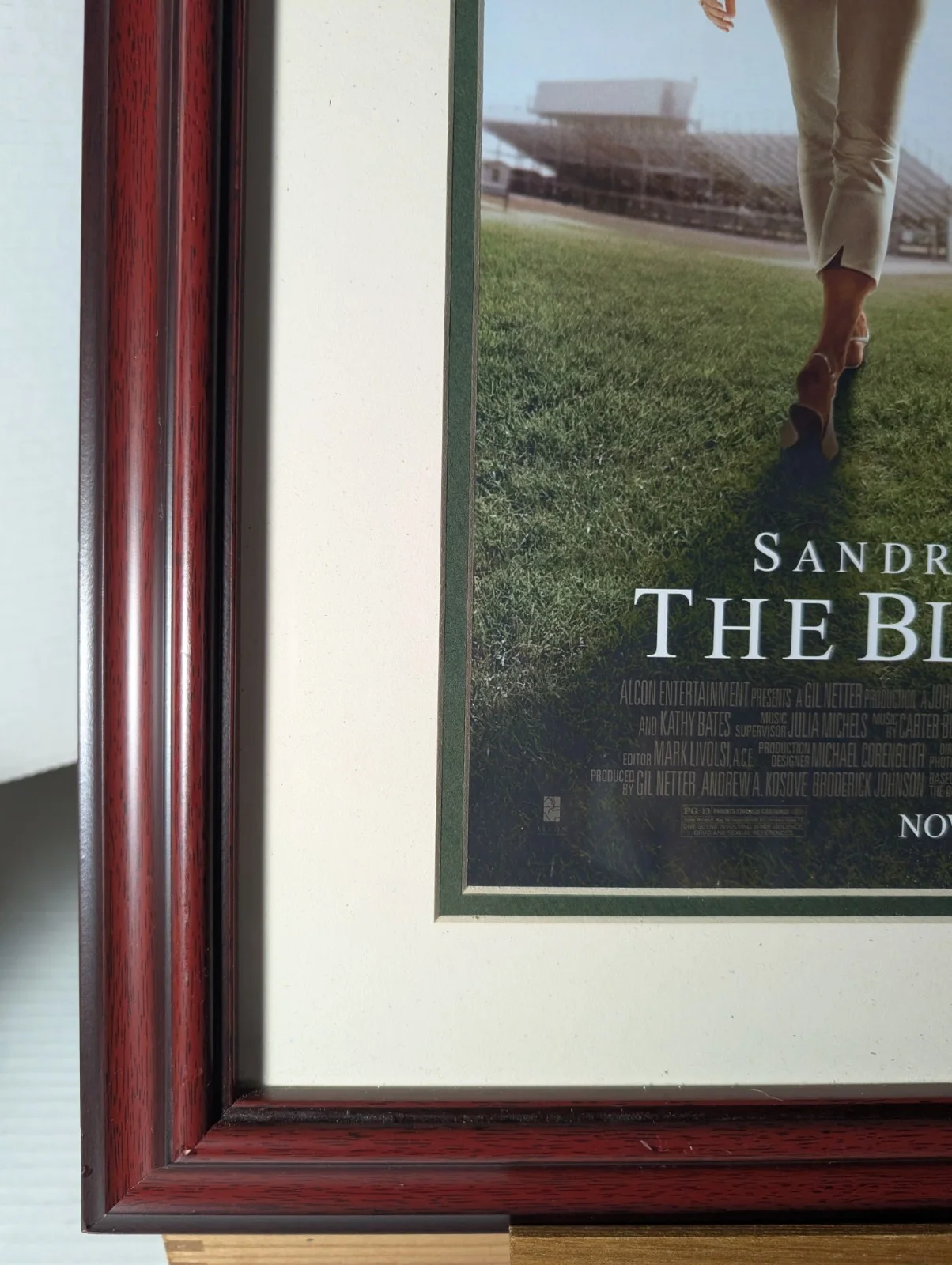Michael Orr — Pro Framed The Blind Side (2009) Movie Poster Signed By Michael Oher W COA, изображение 4