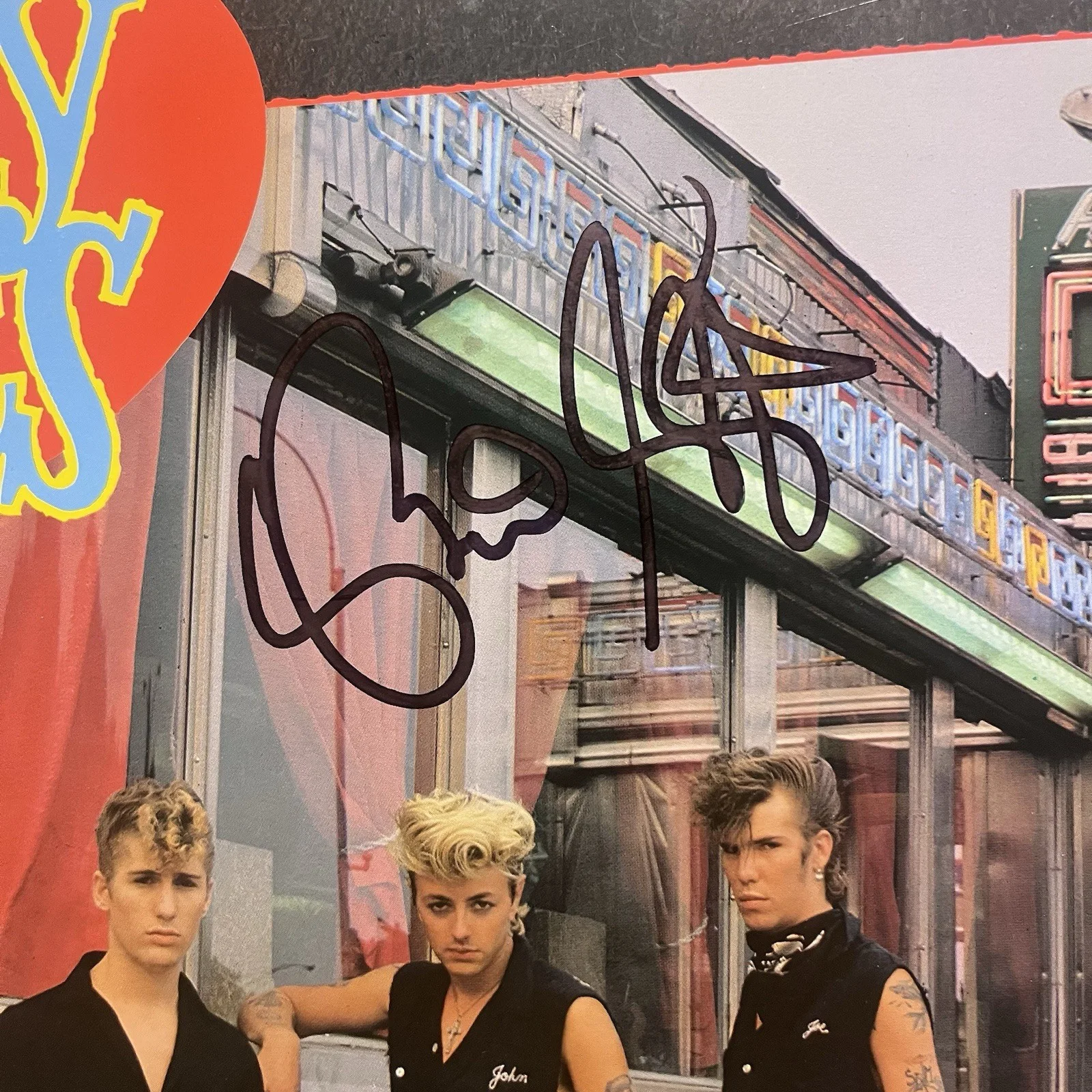 Stray Cats Brian Setzer Signed Autographed Gonna Ball Vinyl Album, image 2