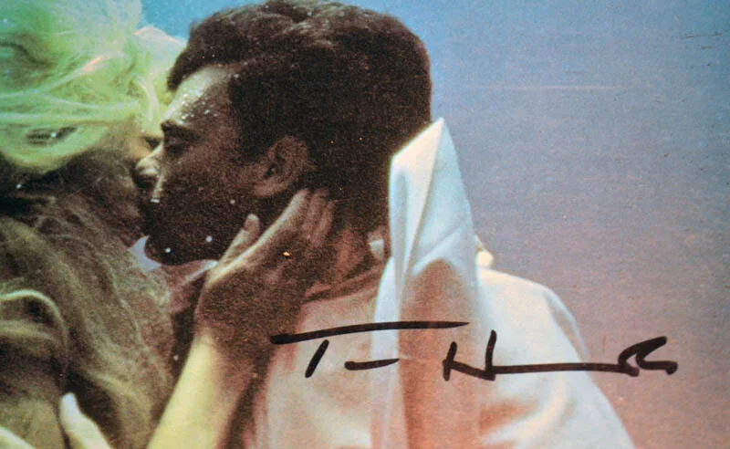 TOM HANKS, DARYL HANNAH — SPLASH Signed TOM HANKS & DARYL HANNAH Autograph Color Photo, FRAME, Plaque, DVD, изображение 4