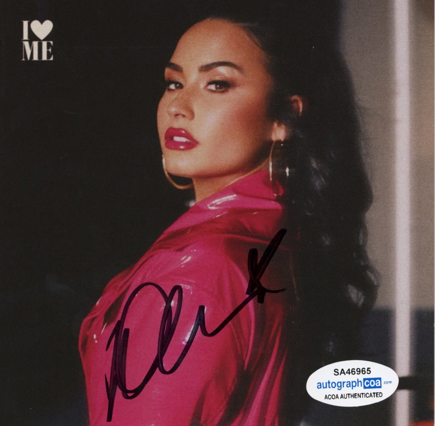 DEMI LOVATO — Demi Lovato signed "I LOVE ME" CD Single + Sealed CD + ACOA COA b AUTOGRAPHED, image 3