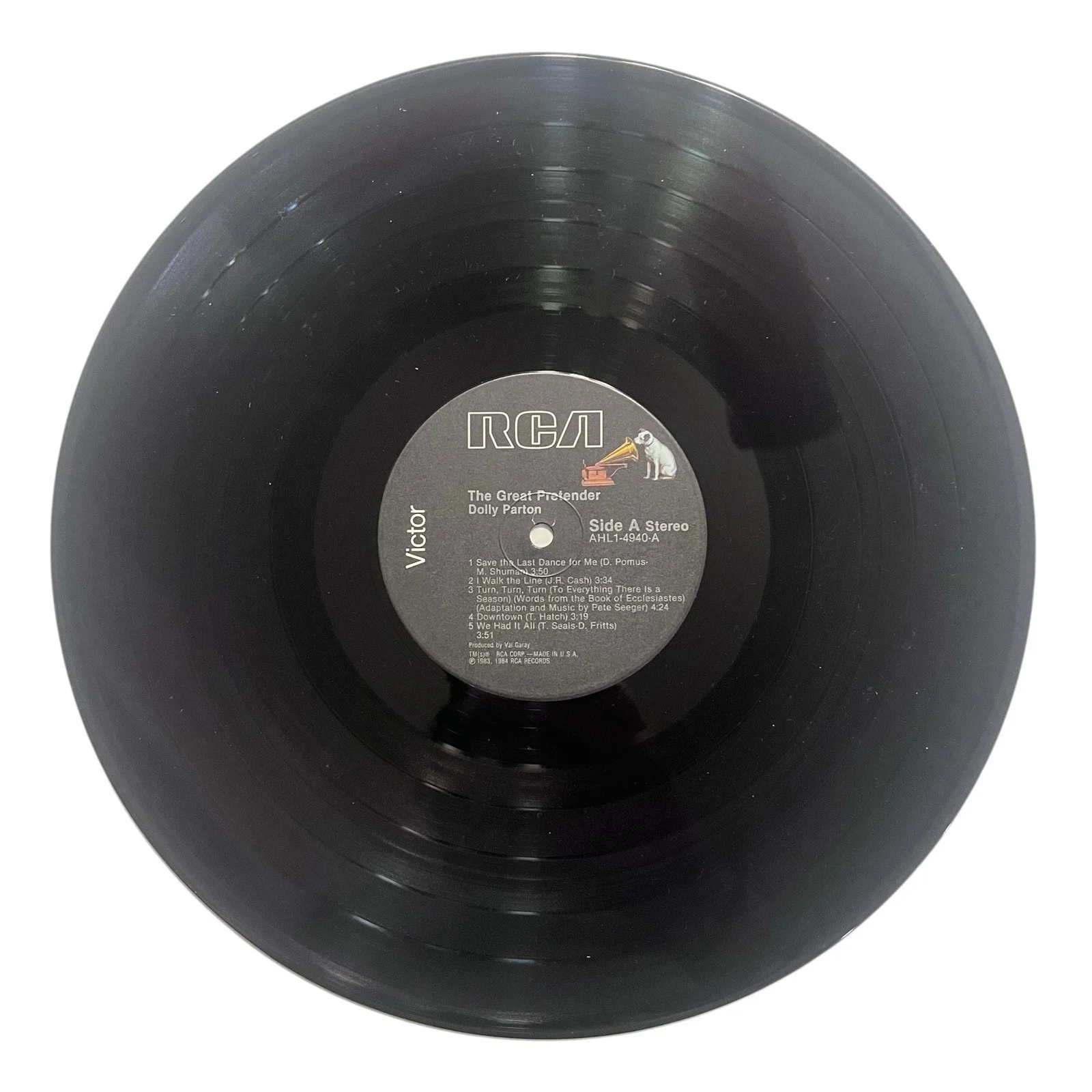 Dolly Parton Signed Autographed The Great Pretender Vinyl Record, image 5