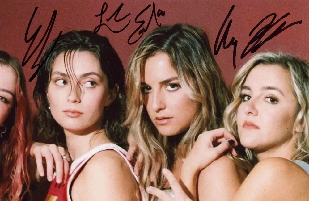 THE BEACHES — THE BEACHES Band signed 8X10 PHOTO By All 4 PROOF g MY EX Blame Brett ACOA COA, изображение 4