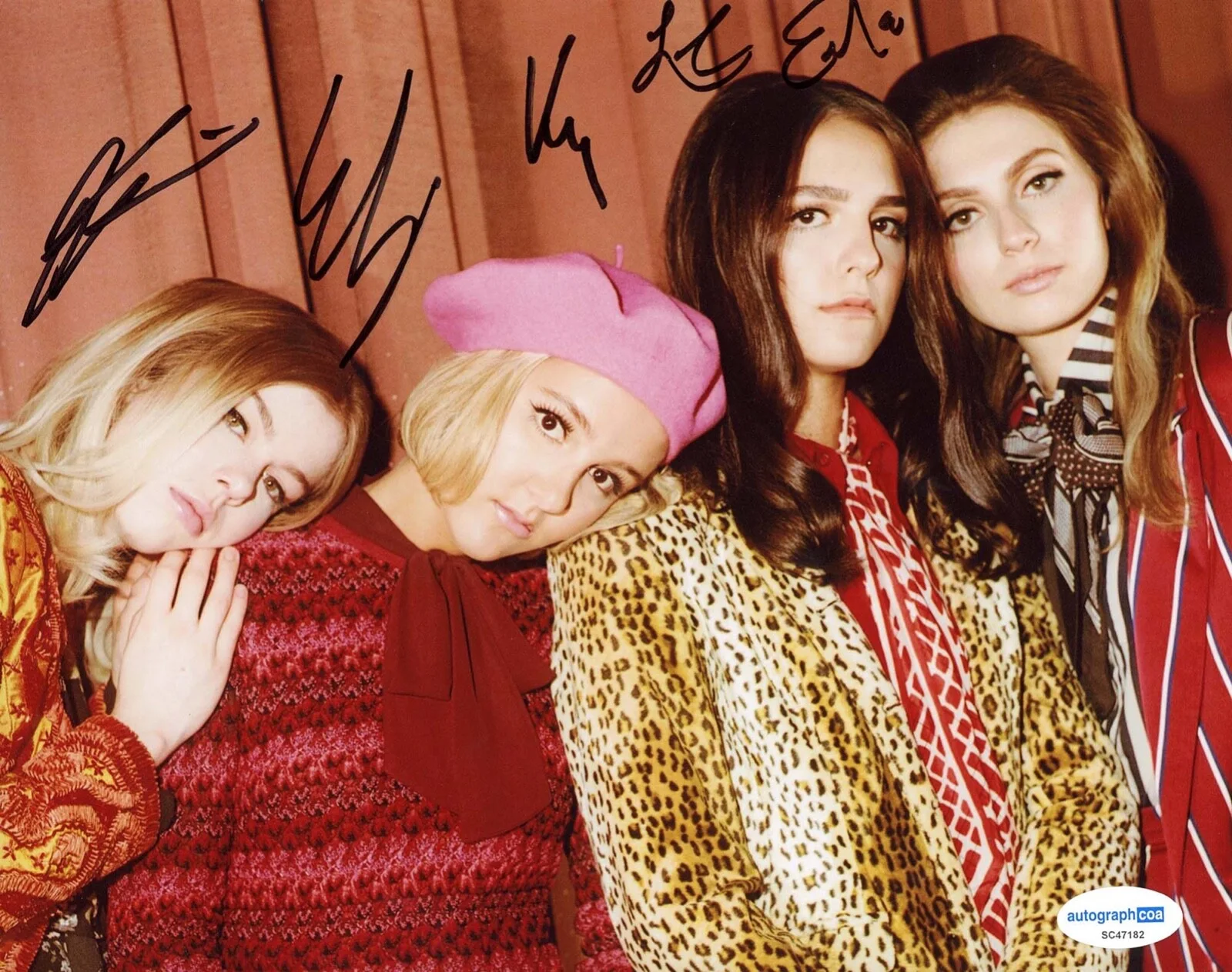 THE BEACHES — THE BEACHES Band signed 8x10 PHOTO By All 4 PROOF d MY EX Blame Brett ACOA COA, изображение 3