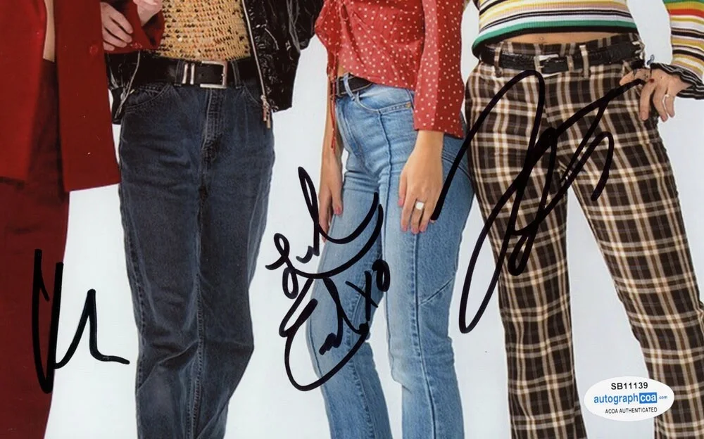 THE BEACHES — THE BEACHES Band signed 8x10 PHOTO By All 4 c Proof BLOW UP Blame Brett ACOA COA, изображение 4
