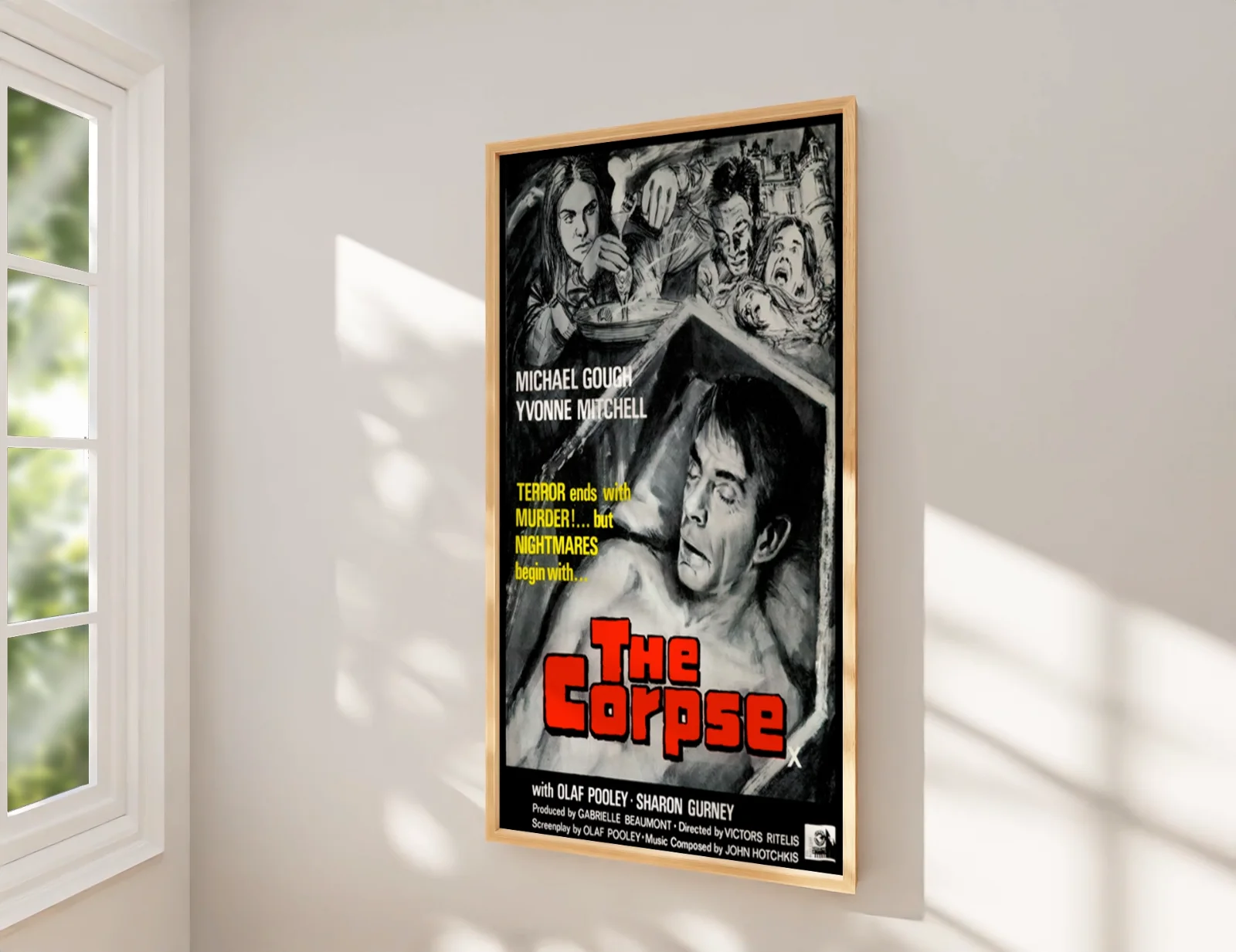 The Corpse - 1971 Hammer Psychological Horror Restored 27.2" x 41" US One Sheet, изображение 2
