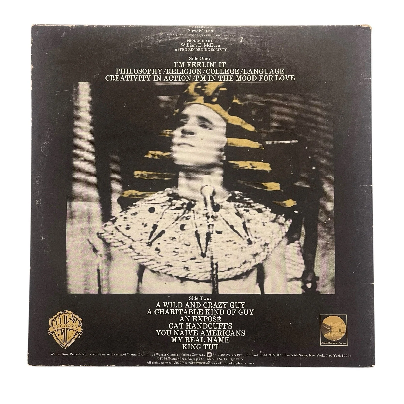 Steve Martin Signed Autographed A Wild And Crazy Guy Vinyl Album, изображение 3