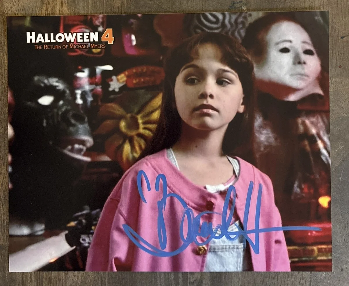 Mike Vogel — Danielle Harris Signed 8x10 Photo Halloween 5 Michael Myers