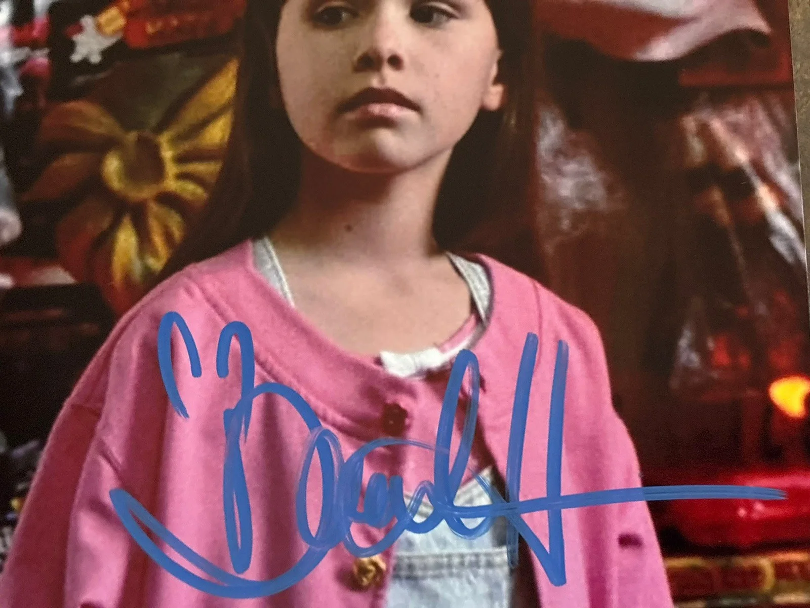 Mike Vogel — Danielle Harris Signed 8x10 Photo Halloween 5 Michael Myers, изображение 2