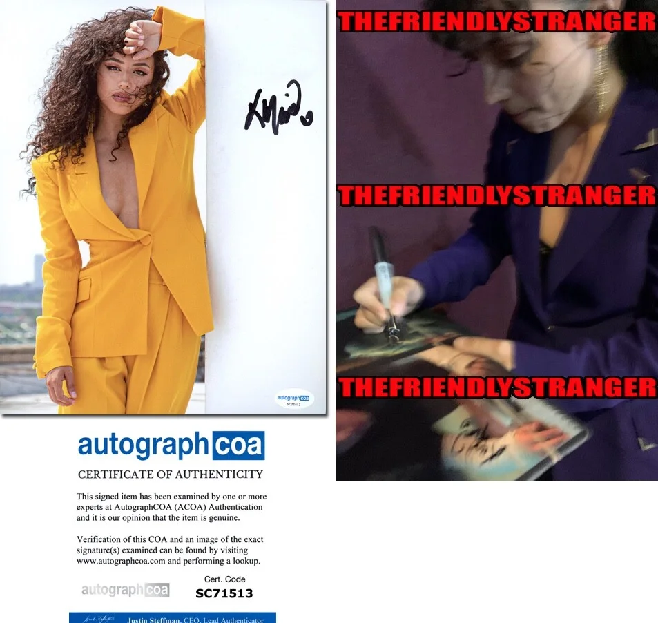 KIANA MADEIRA — Kiana Madeira signed 8x10 Photo PROOF p MALCOLM IN THE MIDDLE Hot Sexy ACOA COA