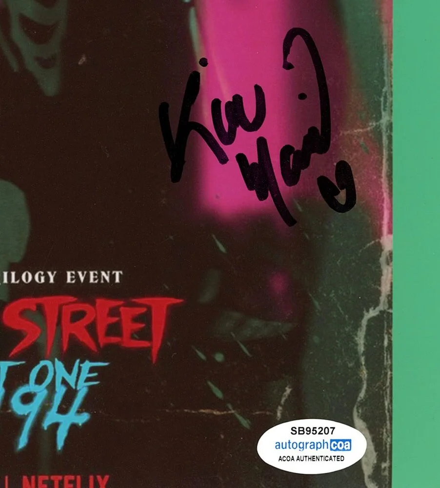 KIANA MADEIRA — Kiana Madeira signed "FEAR STREET" 8x10 Photo c EXACT PROOF Autographed ACOA COA, изображение 5