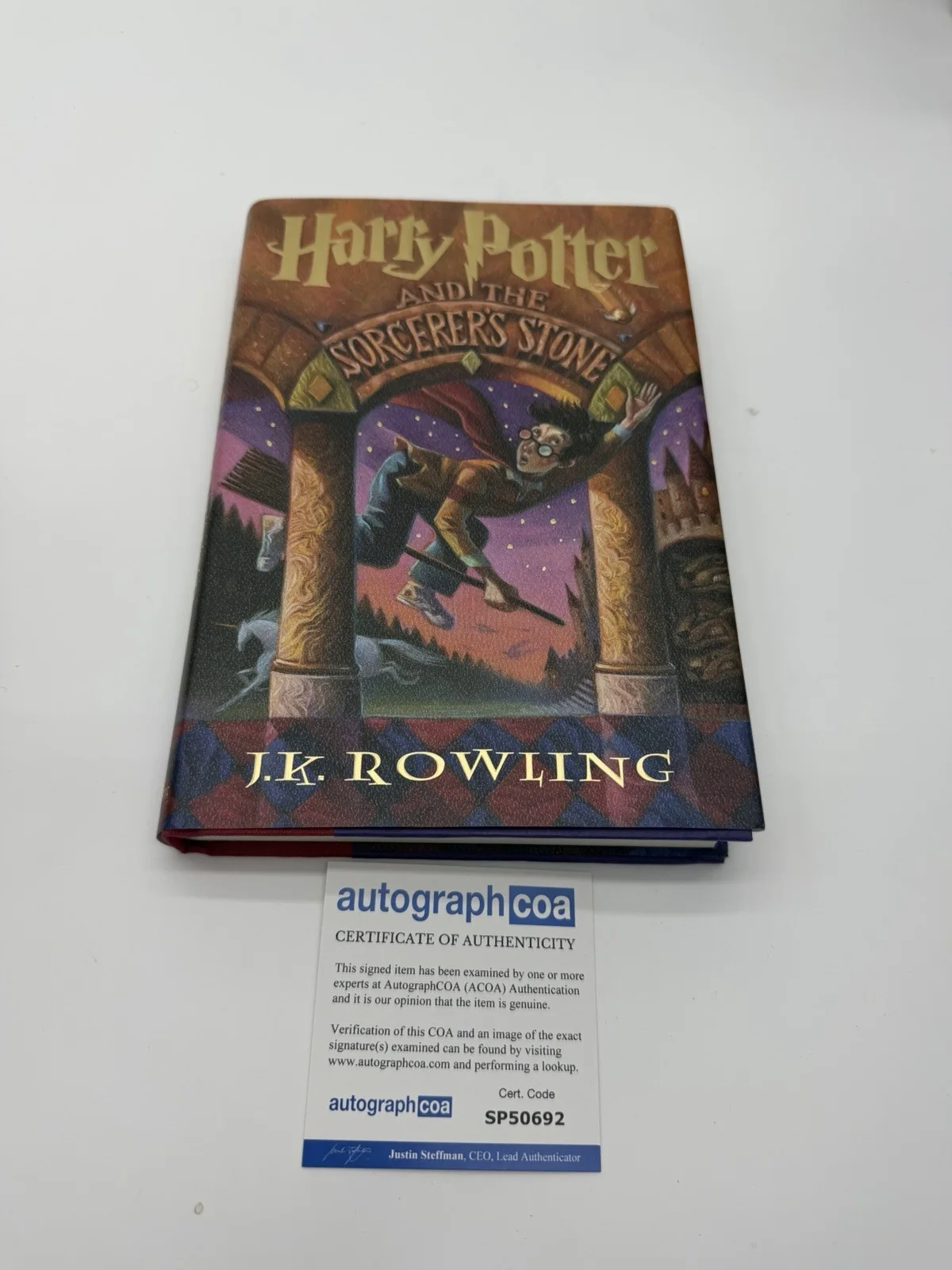 Christian Bale — Daniel Radcliffe Signed Harry Potter And The Sorceres Stone First Edition 1st, image 3