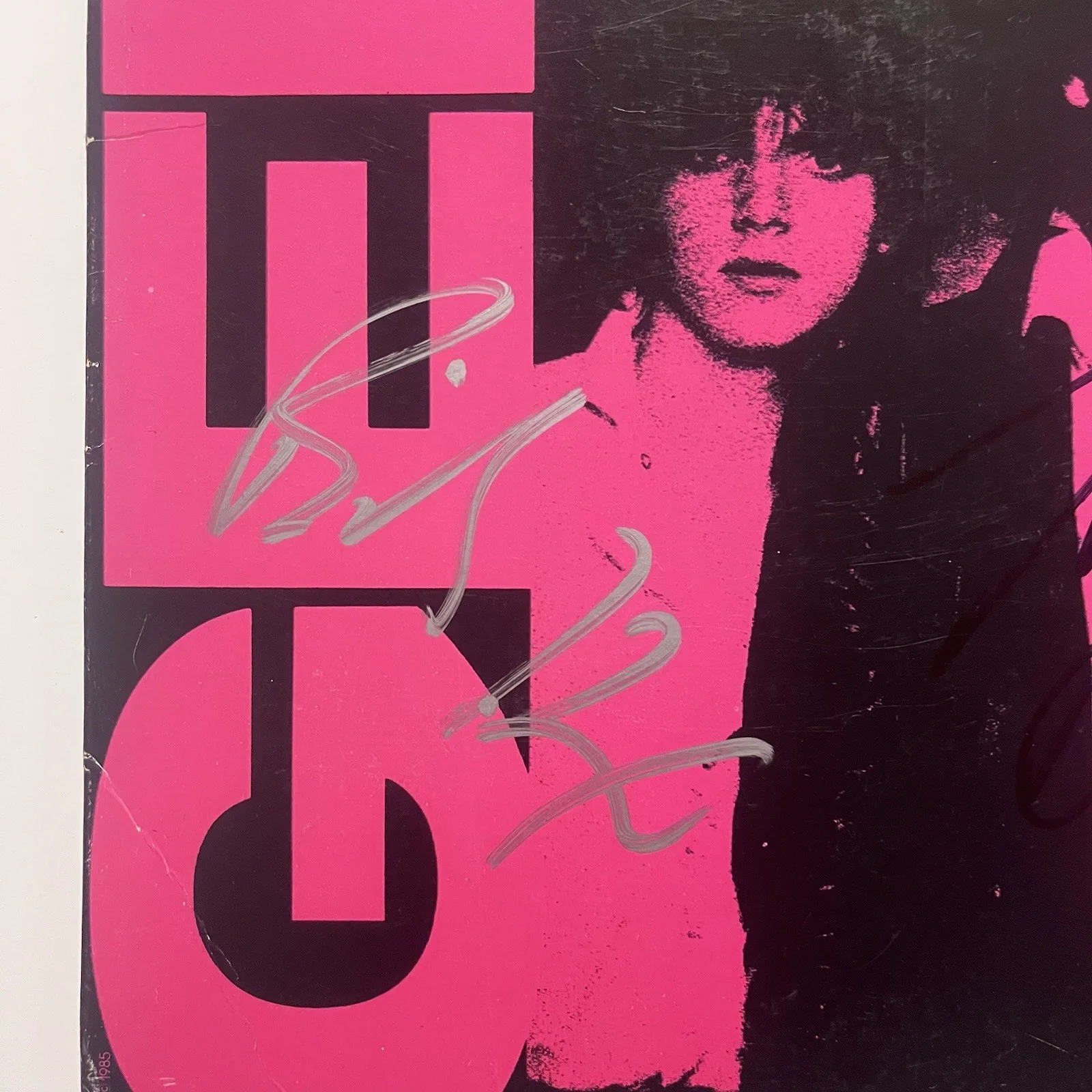 Gen X Billy Idol Signed Autographed Kiss Me Deadly Vinyl Album, изображение 2
