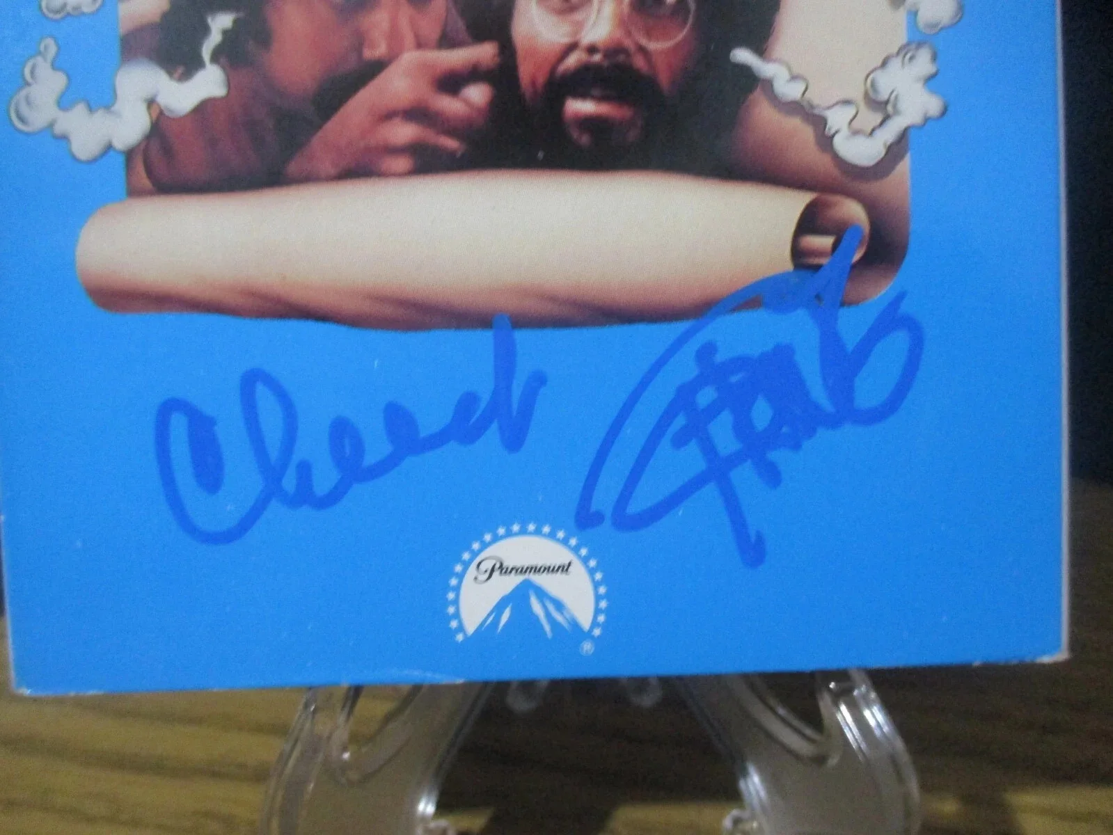 CHEECH, CHONG — CHEECH & CHONG AUTHENTIC SIGNED/AUTOGRAPHED STILL SMOKIN" VHS TAPE-JSA CERTIFIED, image 3