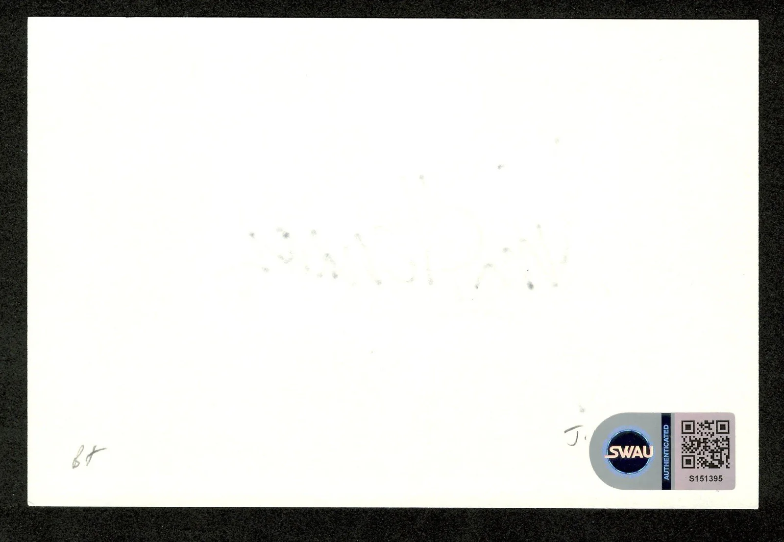 Jim Henson Signed Autographed 4x6 Card SWAU Cert The Muppets Kermit Ms Piggy, изображение 2