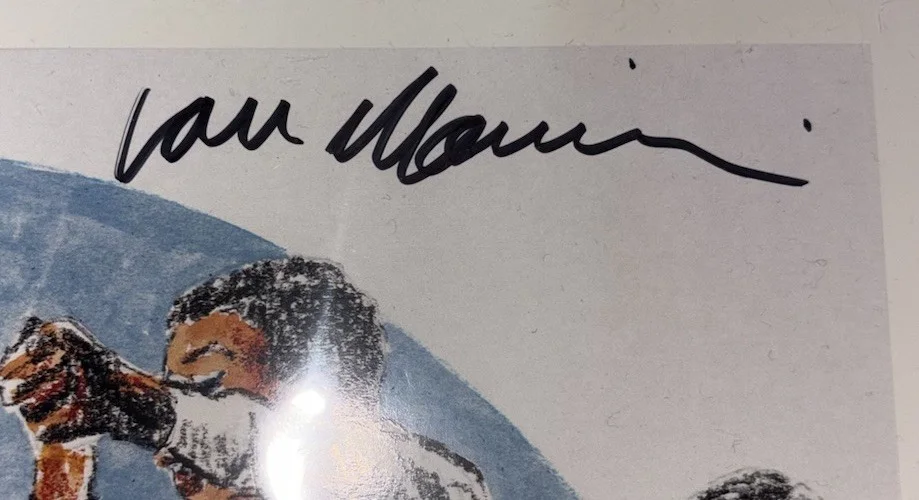 Van Morrison Signed 12" Vinyl LP Insert Auction Certified with JSA COA (AU20623), image 2