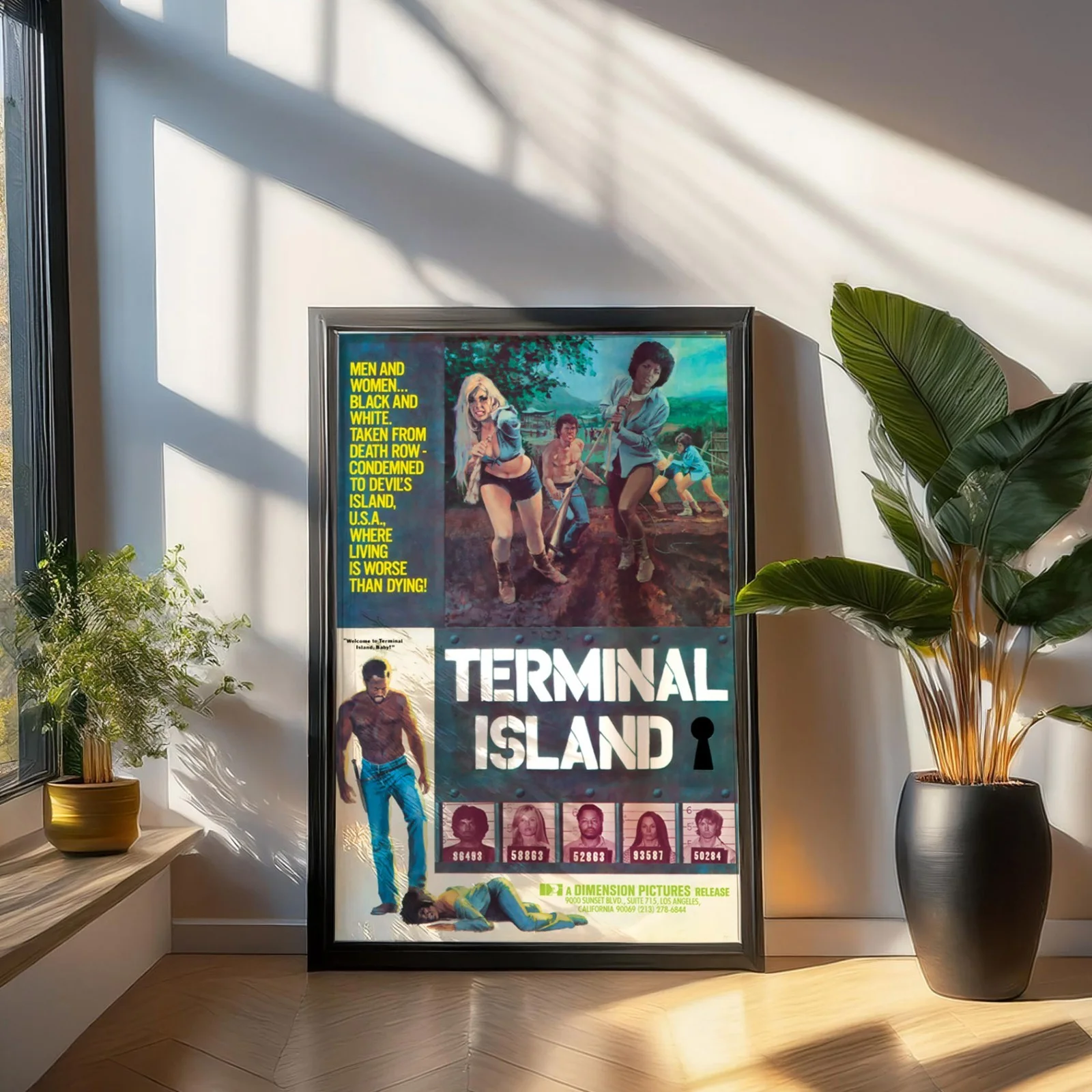 Terminal Island - 1973 Exploitation B-Movie Restored 27.2" x 41" US One Sheet, изображение 3