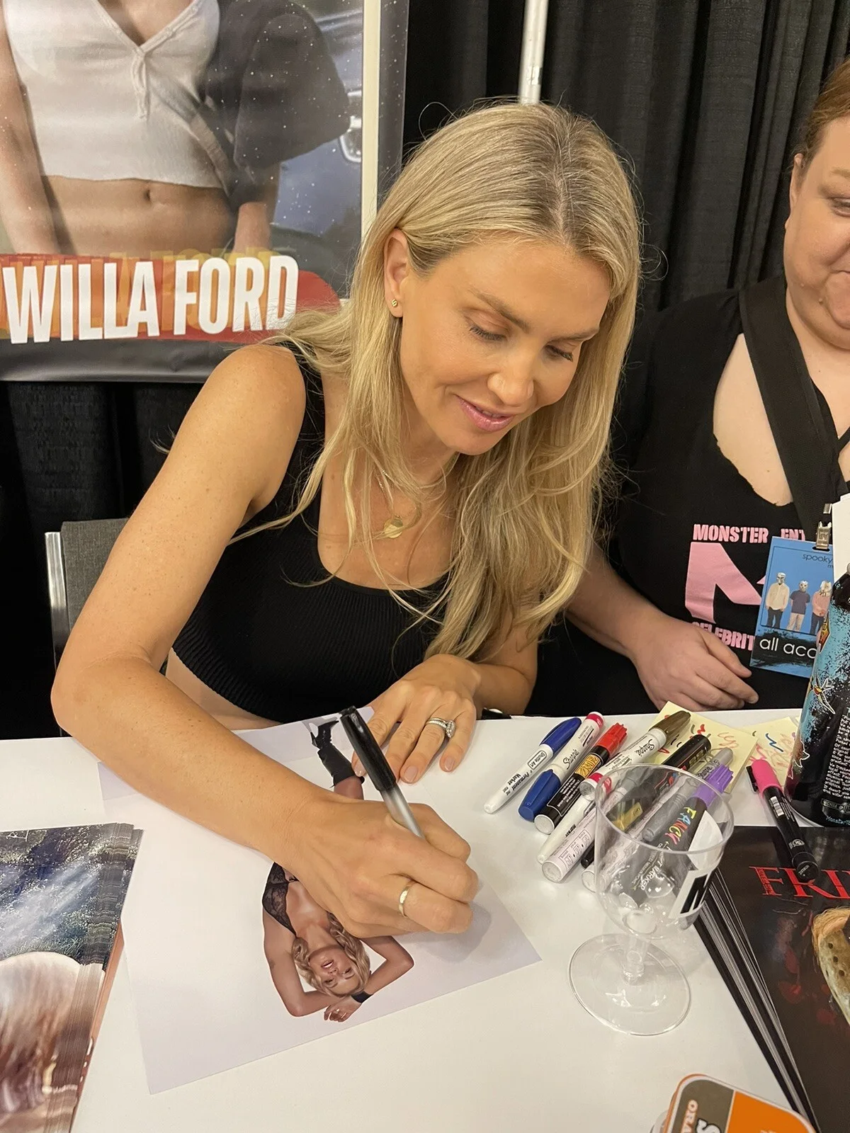 Jenna Jameson — Willa Ford Signed 8.5x11 Photo Friday The 13th / I Wanna Be Bad, изображение 2