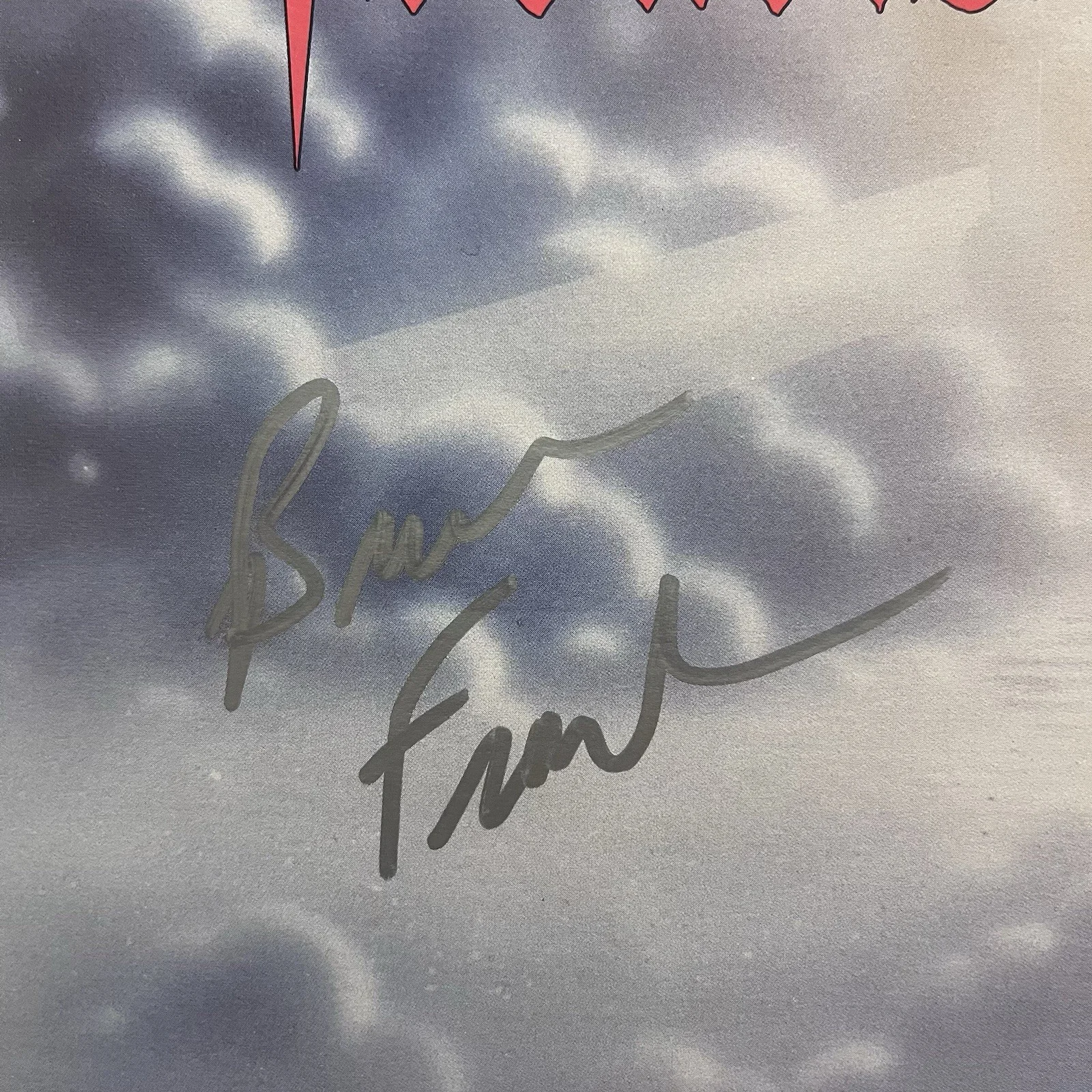 Trouble Band Signed Autographed Run To The Light Vinyl Album, image 4