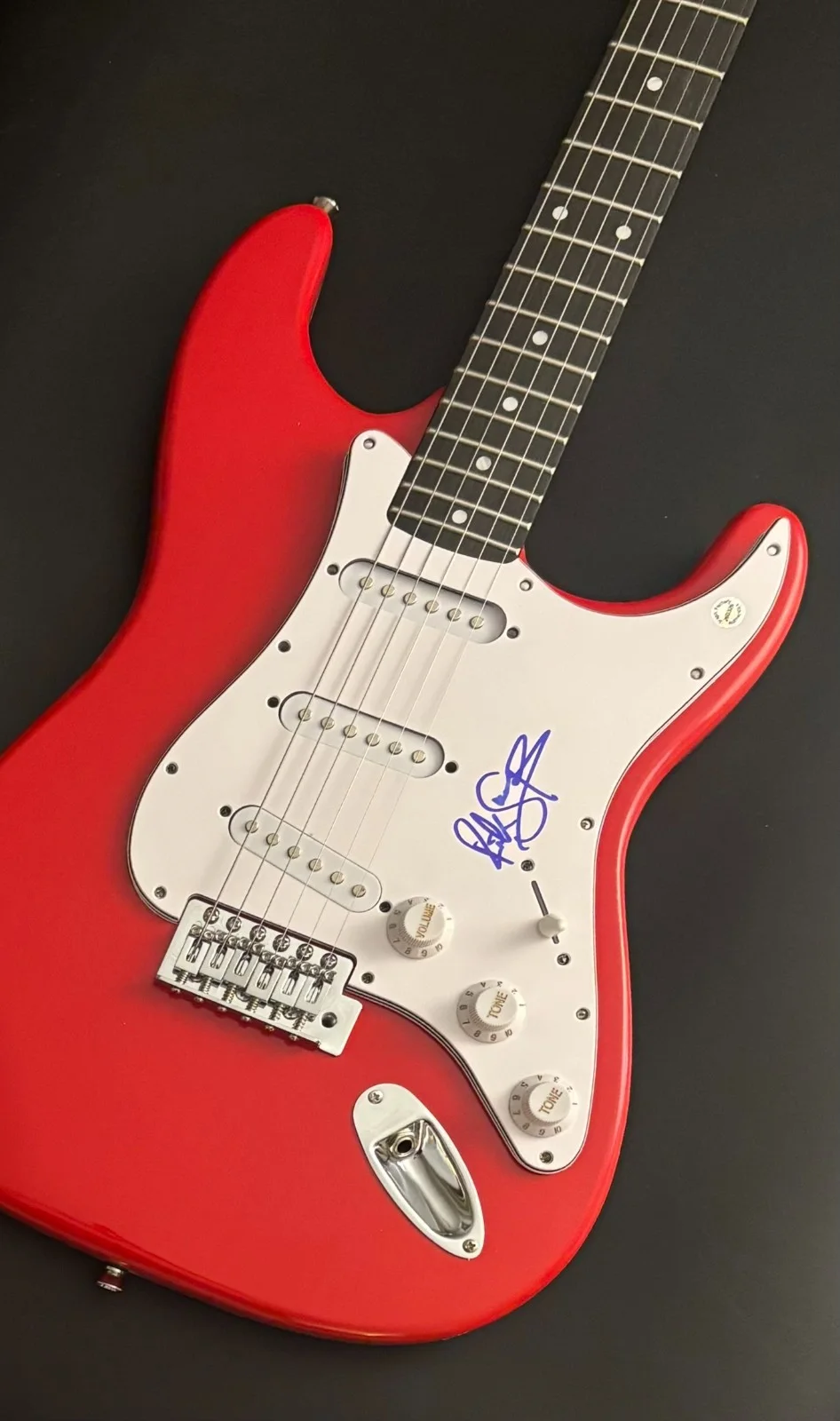 GFA Def Leppard Bassist * RICK SAVAGE * Signed Electric Guitar PROOF COA, image 2