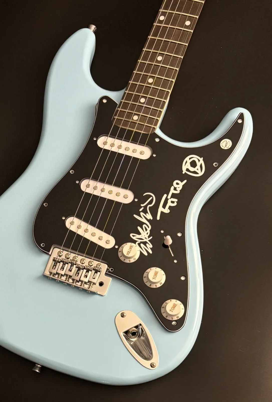 GFA Dustin Kensure x3 Band * THRICE * Signed Electric Guitar PROOF COA, изображение 2