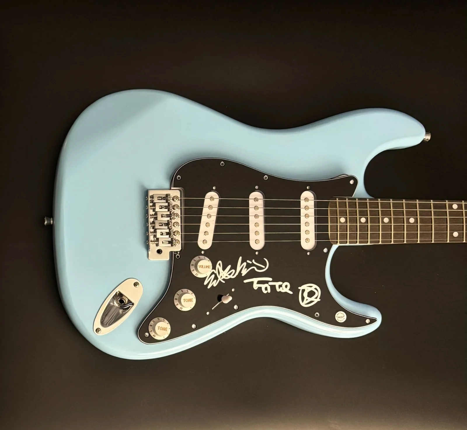 GFA Dustin Kensure x3 Band * THRICE * Signed Electric Guitar PROOF COA, изображение 5