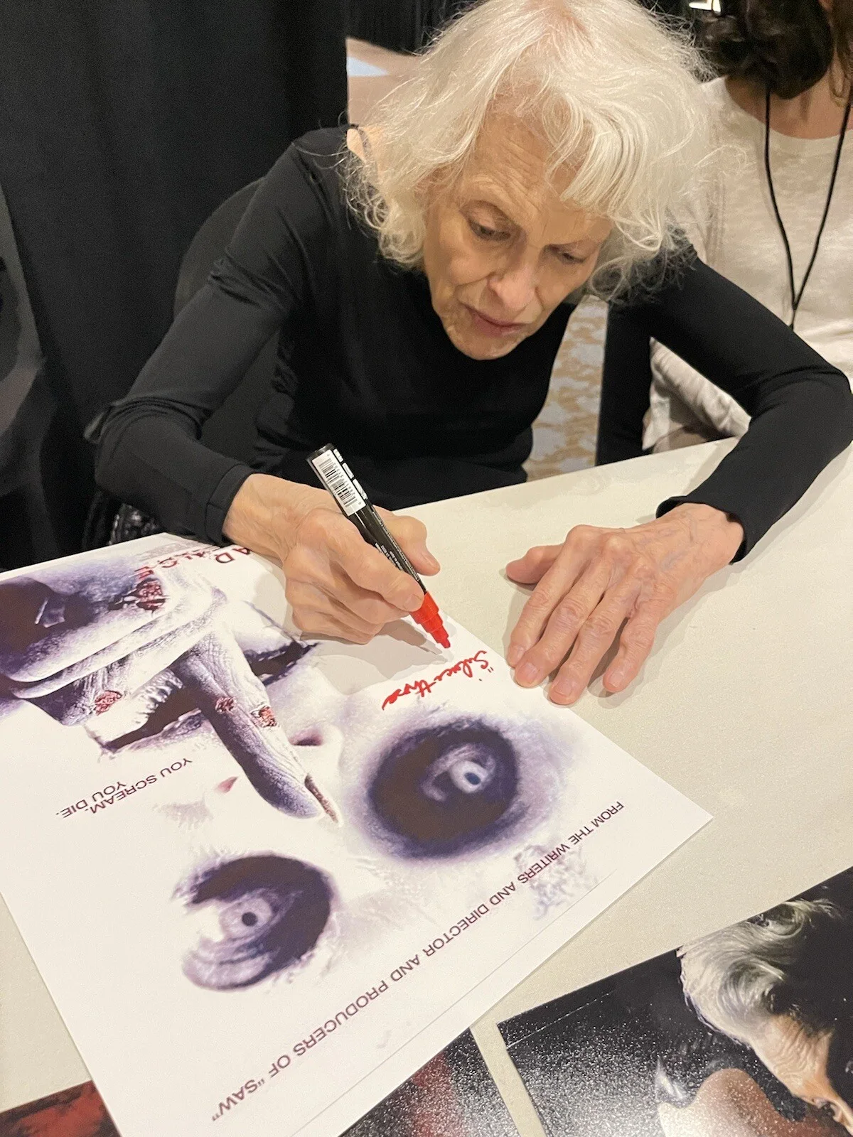 Judith Roberts signed Dead Silence Mary Shaw 11x17 Photo, image 3