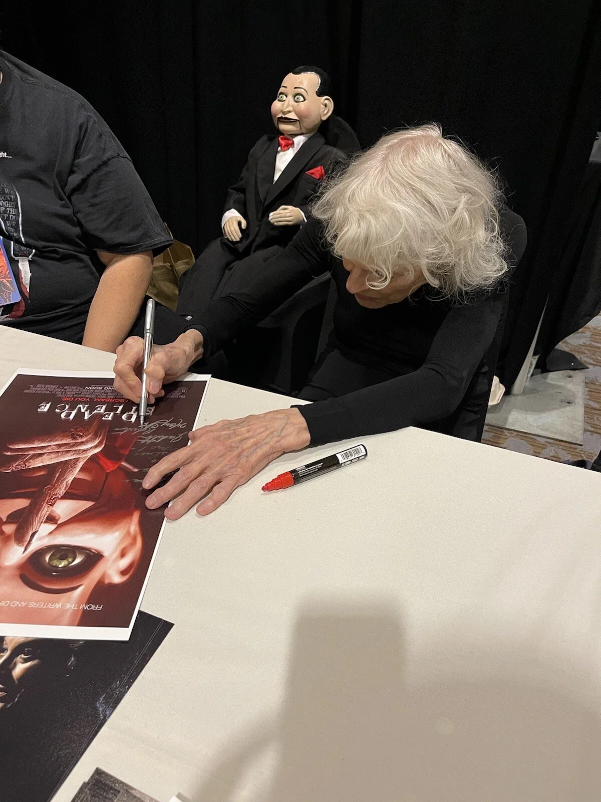 Judith Roberts signed Dead Silence Mary Shaw 11x17 Photo, image 4