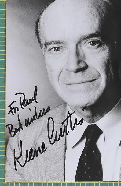 Kenne Curtis — Keene Curtis Actor signed Inscribed black and white Photo 4 x 6 100 % authentic, image 2
