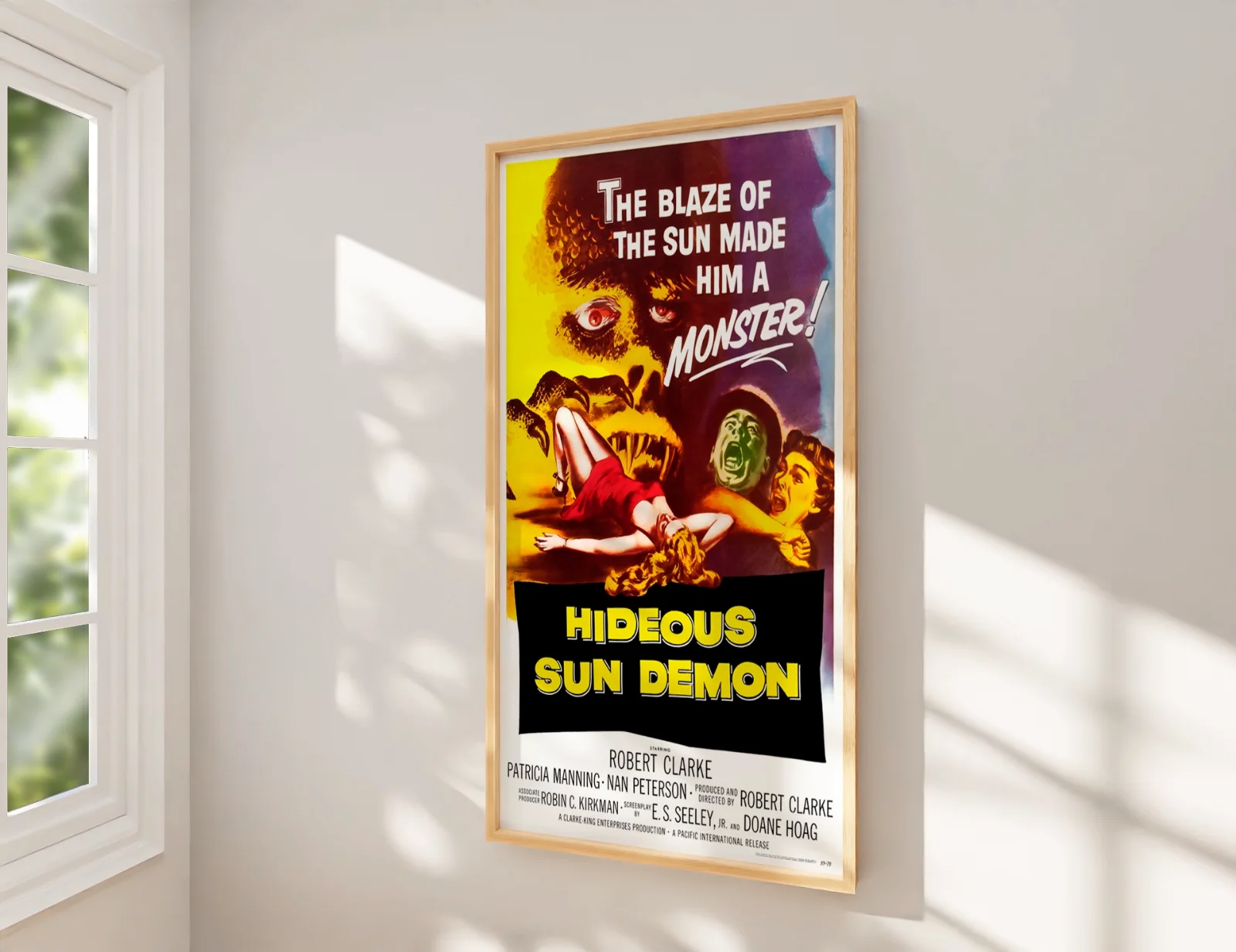 The Hideous Sun Demon - 1958 Sci-fi Restored 27.2" x 41" US One Sheet Poster, изображение 2