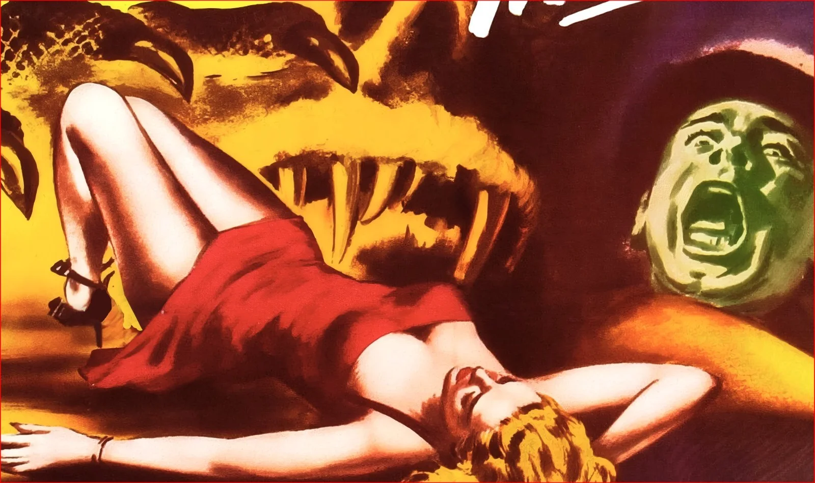 The Hideous Sun Demon - 1958 Sci-fi Restored 27.2" x 41" US One Sheet Poster, изображение 5