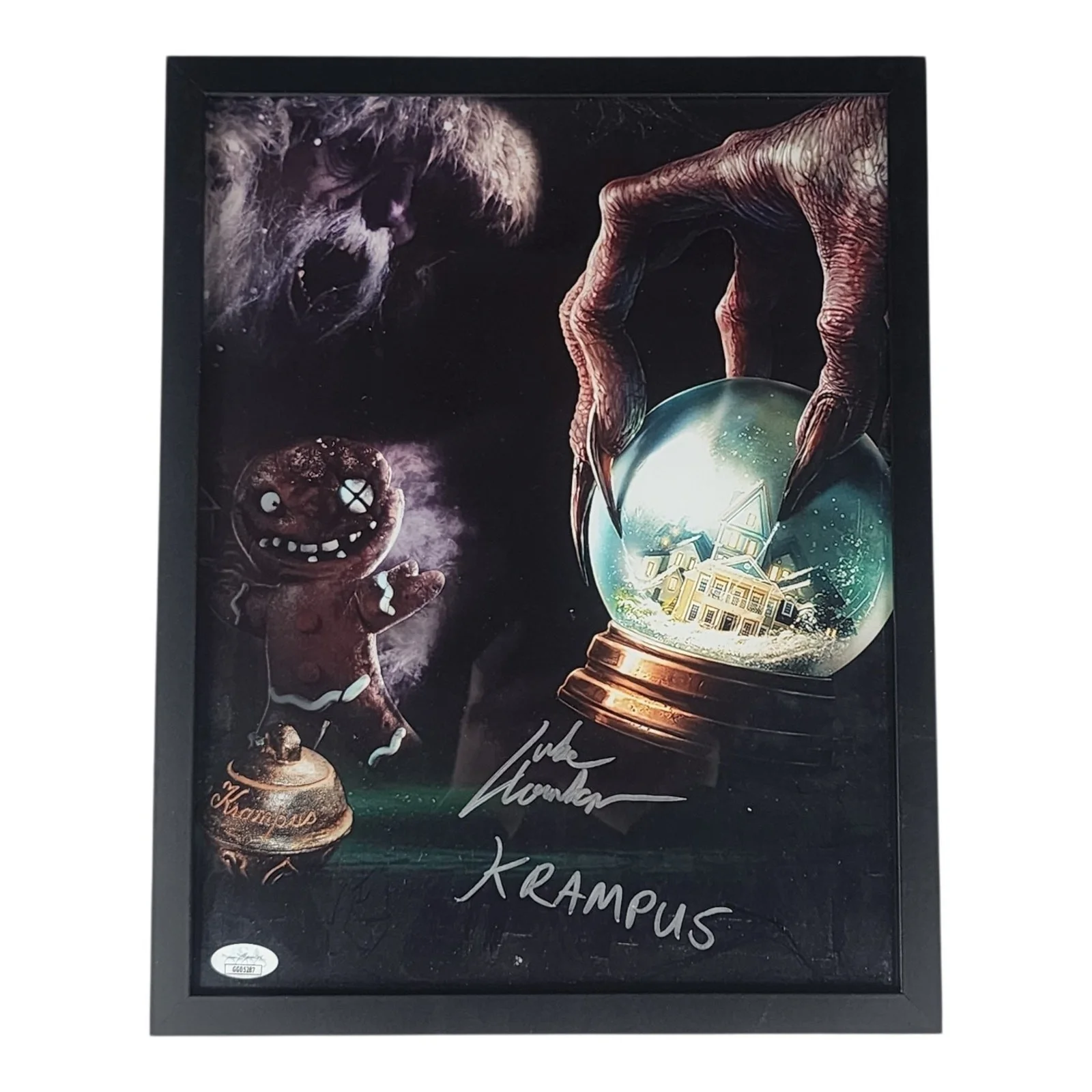 Luke Hawker — LUKE HAWKER AUTOGRAPHED SIGNED 11x14 PHOTO KRAMPUS JSA COA HORROR Framed