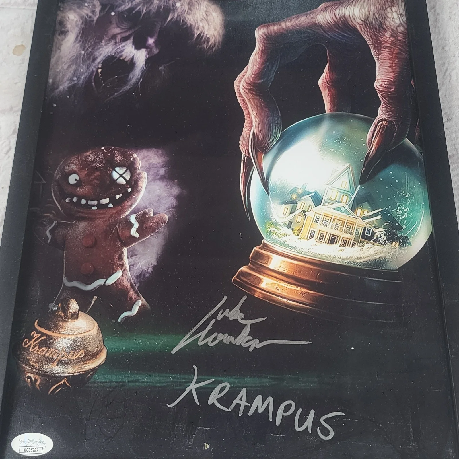 Luke Hawker — LUKE HAWKER AUTOGRAPHED SIGNED 11x14 PHOTO KRAMPUS JSA COA HORROR Framed, image 3