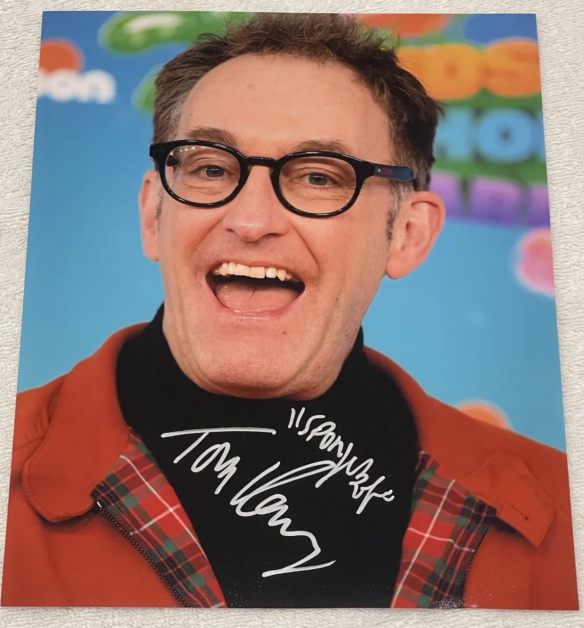 Tom Kenny — TOM KENNY Hand Signed Autographed 8x10 Photo SPONGEBOB SQUAREPANTS JSA Certified