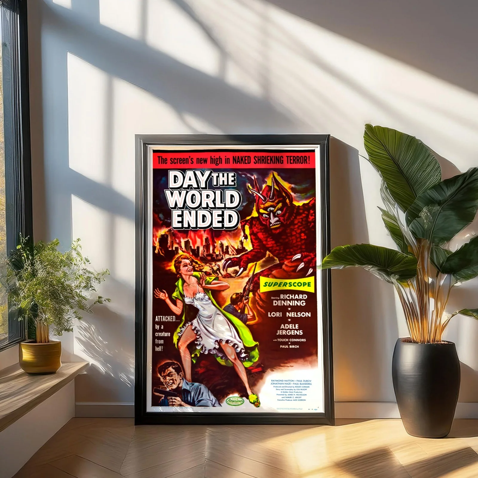 The Day the World Ended - 1955 Sci-fi Restored 27.2" x 41" US One Sheet Poster, image 3